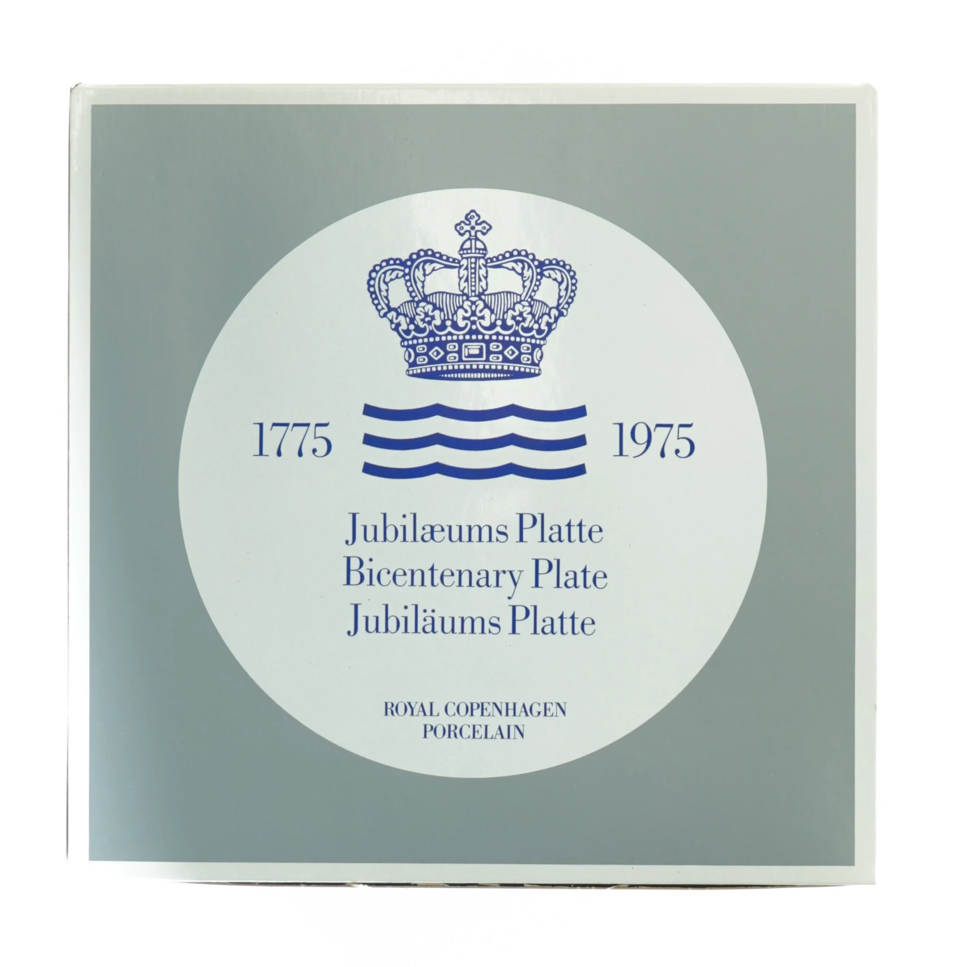 Royal Copenhagen Jubilæumsplatte fra Royal Copenhagen (str. Diameter 18 cm)