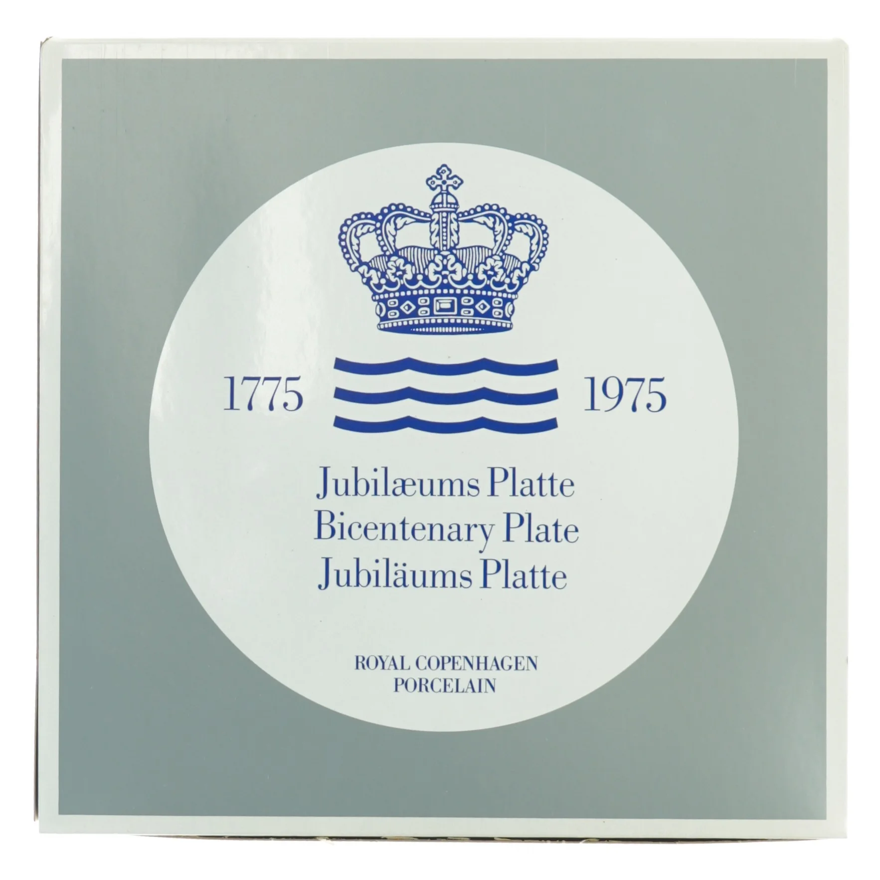 Royal Copenhagen Jubilæumsplatte fra Royal Copenhagen (str. Diameter 18 cm)