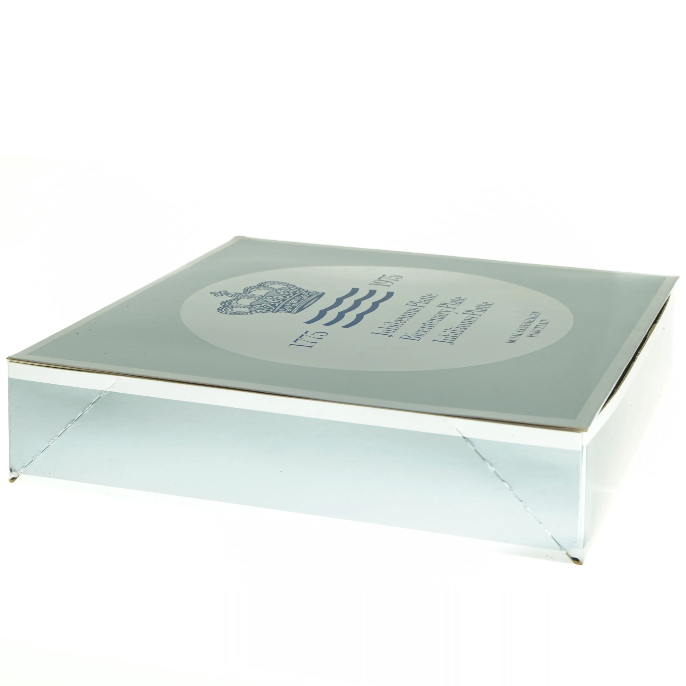 Royal Copenhagen Jubilæumsplatte fra Royal Copenhagen (str. Diameter 18 cm)