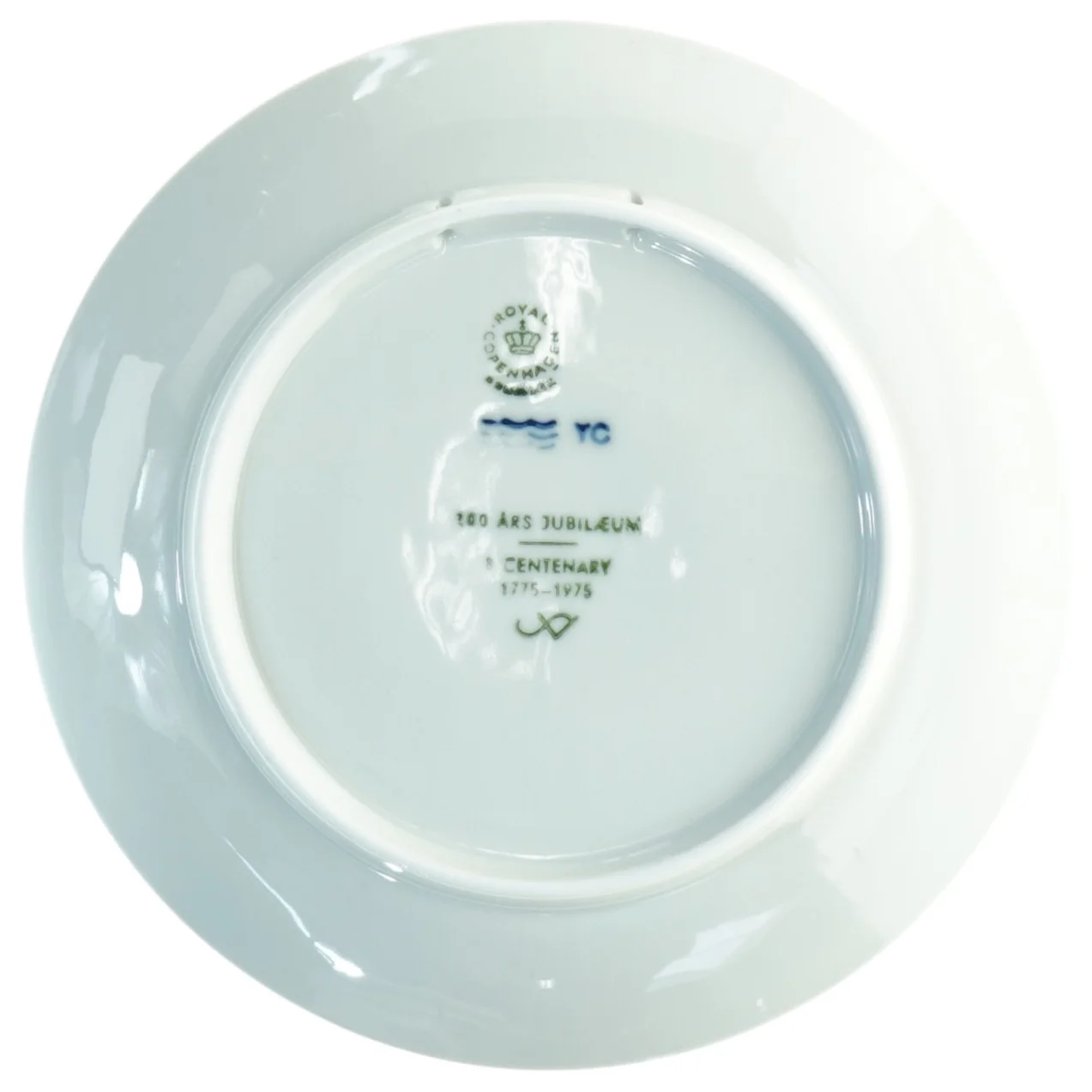 Royal Copenhagen Jubilæumsplatte fra Royal Copenhagen (str. Diameter 18 cm)