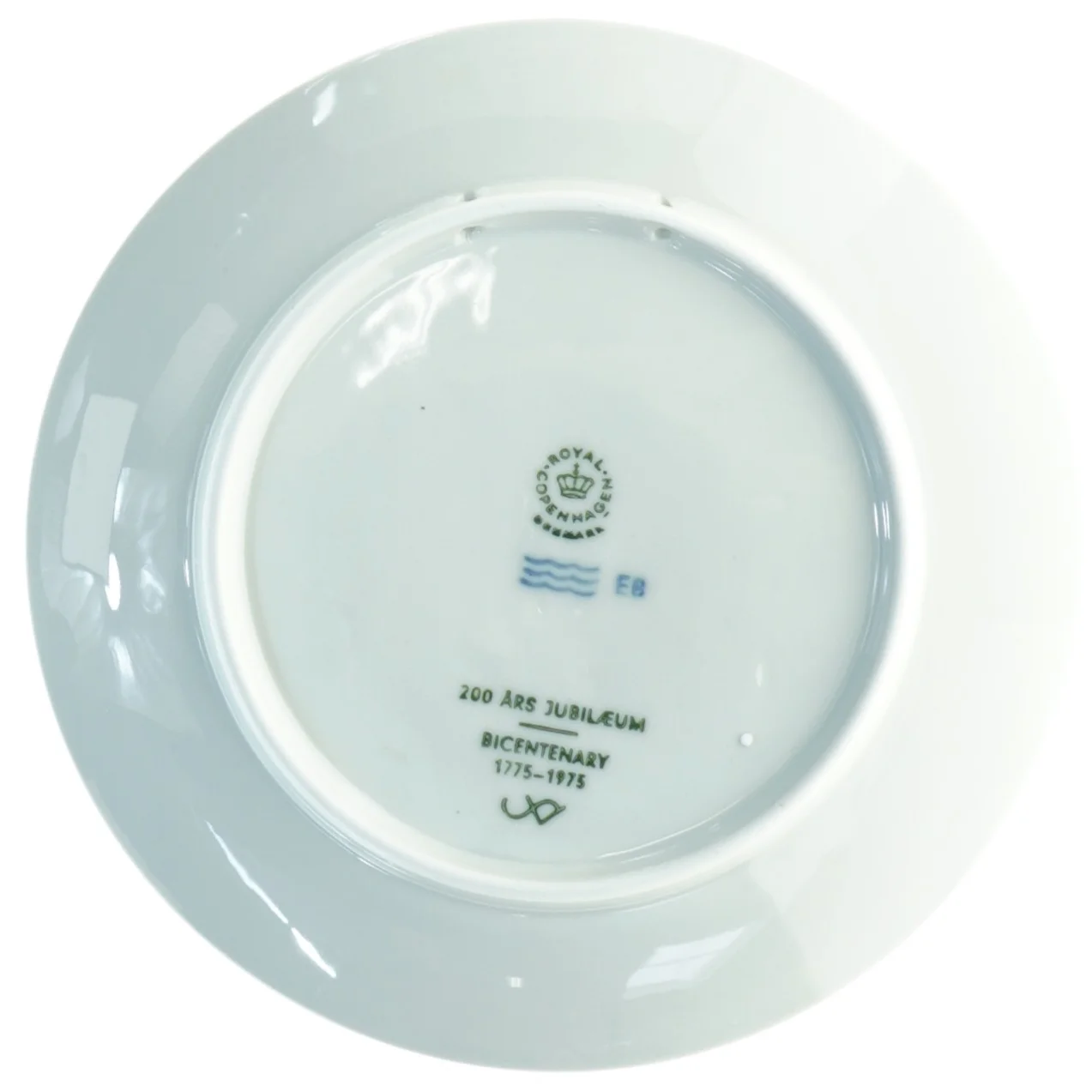 Royal Copenhagen Jubilæumsplatte fra Royal Copenhagen (str. Diameter 18 cm)