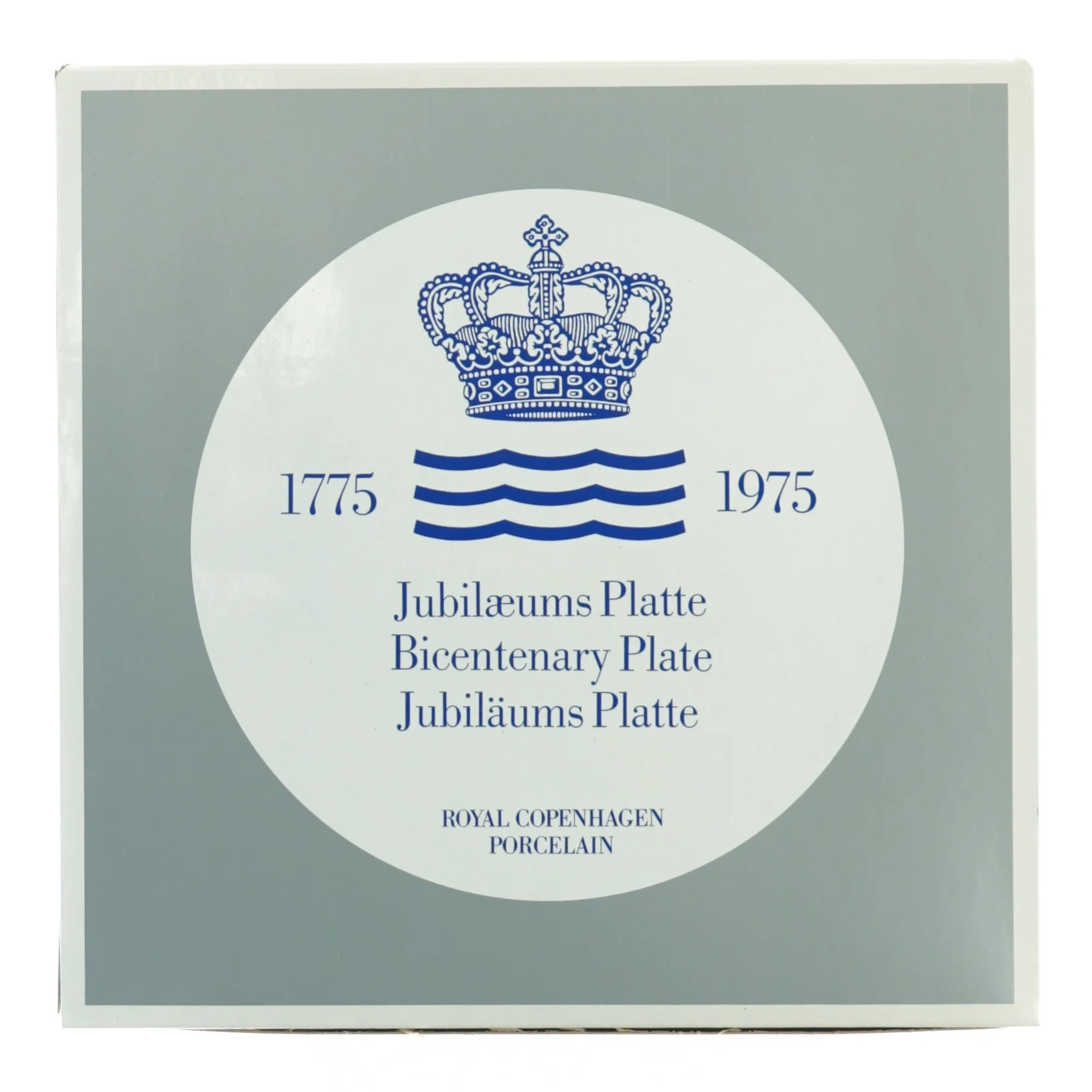 Royal Copenhagen Jubilæumsplatte fra Royal Copenhagen (str. Diameter 18 cm)