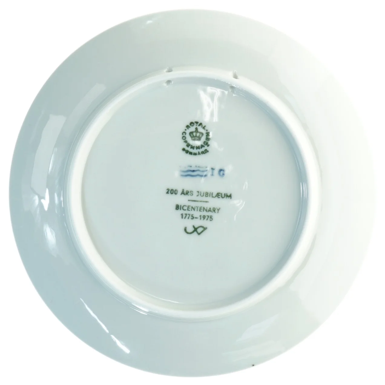 Royal Copenhagen Jubilæumsplatte fra Royal Copenhagen (str. Diameter 18 cm)