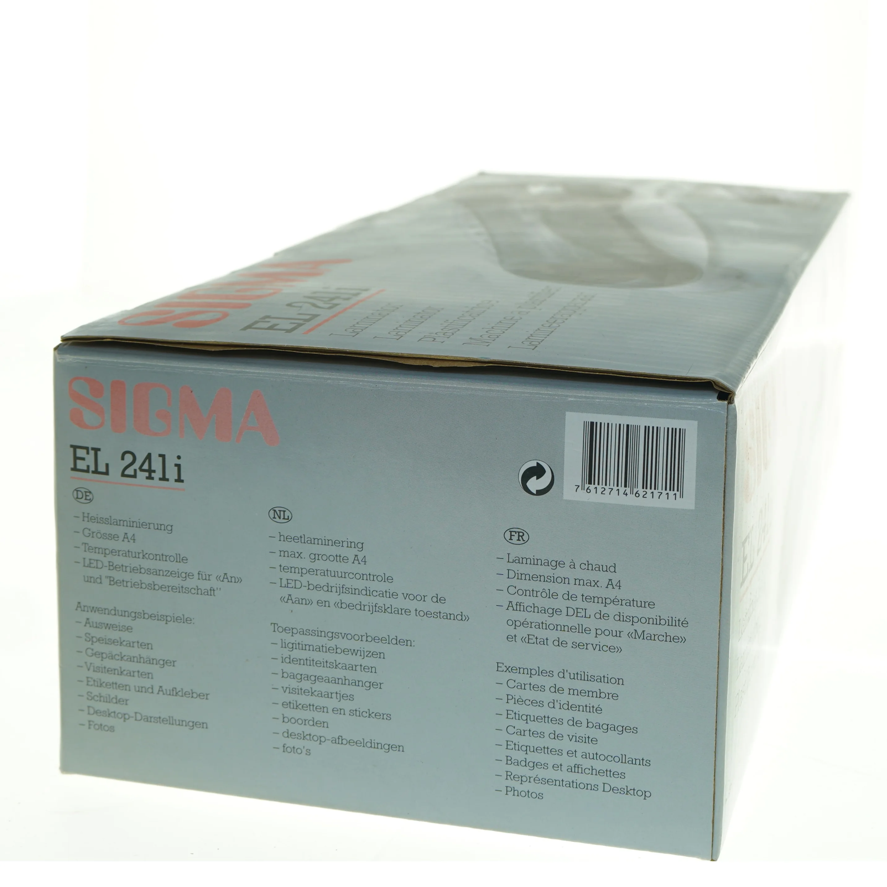 Sigma EL 241 Li Laminator fra Sigma (str. 41 x 17 cm)