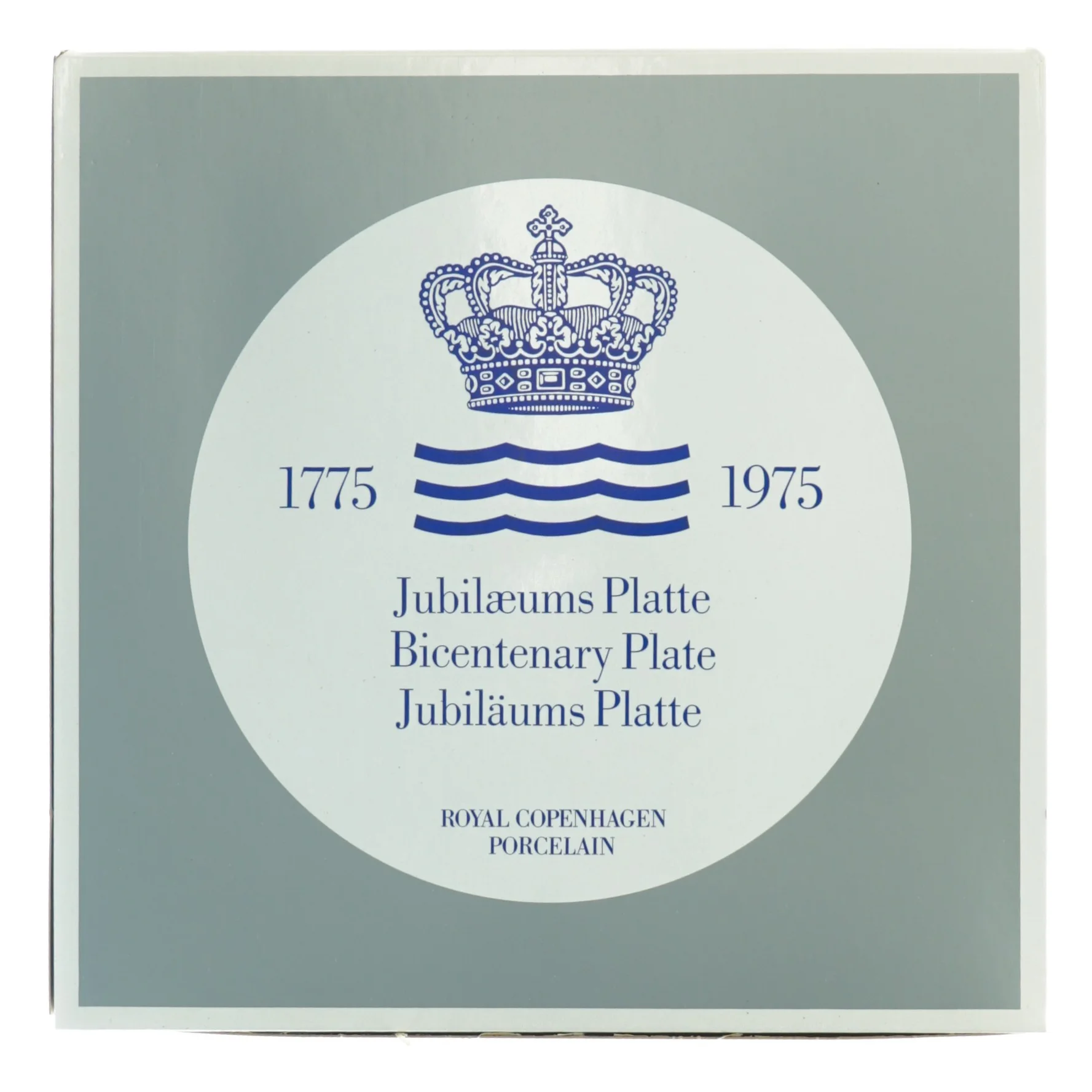 Royal Copenhagen Jubilæumsplatte fra Royal Copenhagen (str. Diameter 18 cm)