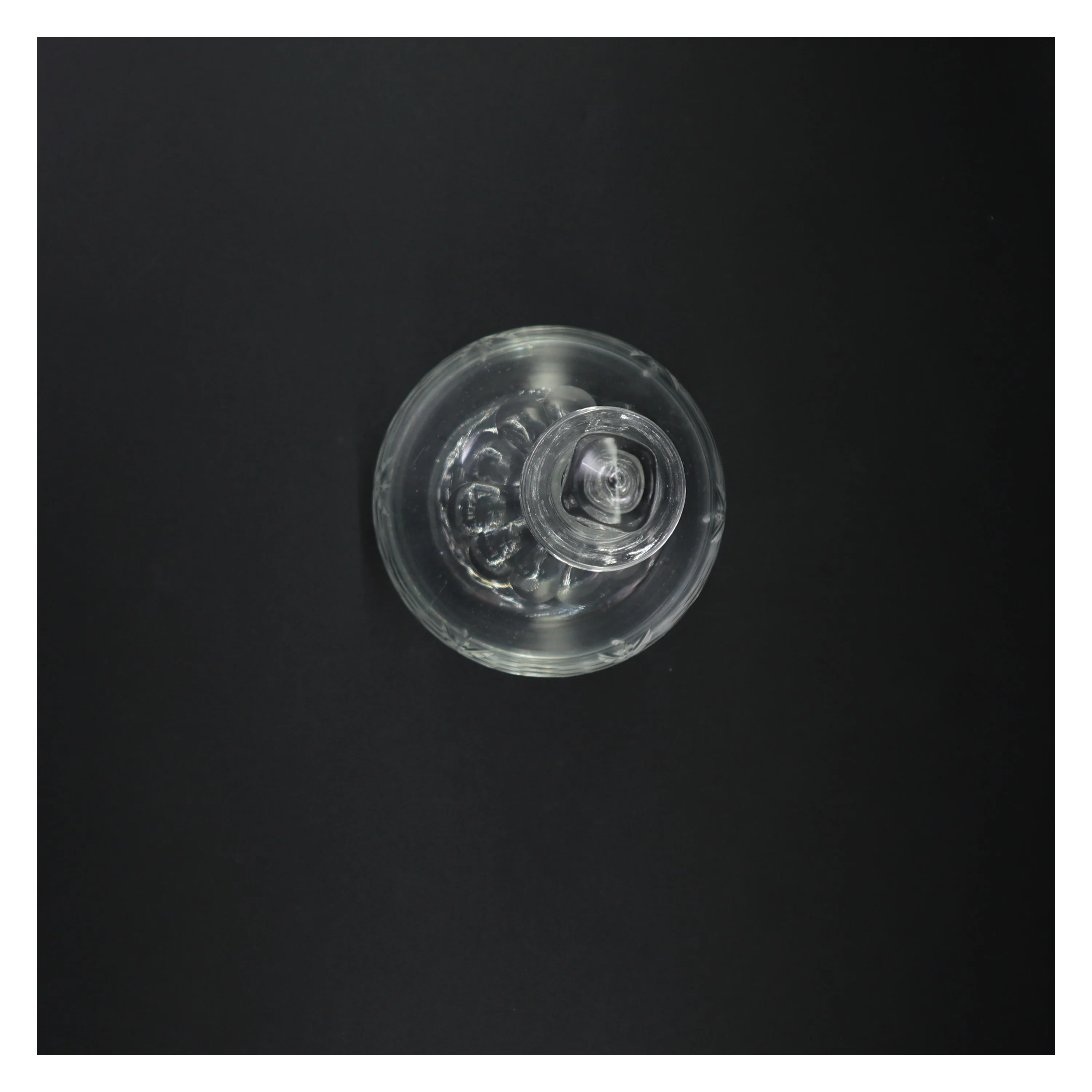 Glas karaffel med prop (str. 29 x 14 cm)