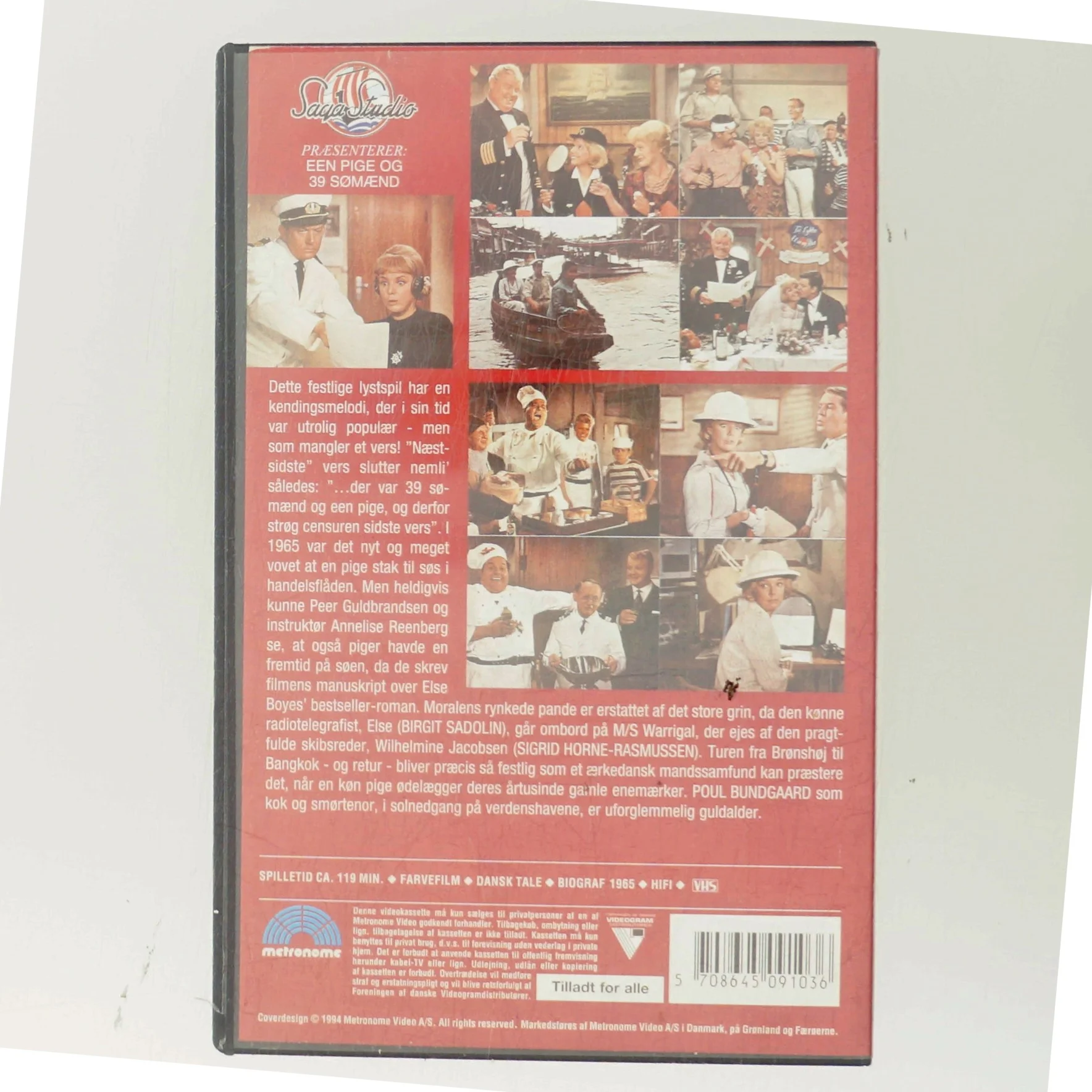 Een pige og 39 sømænd med Birgit Sadolin (DVD)