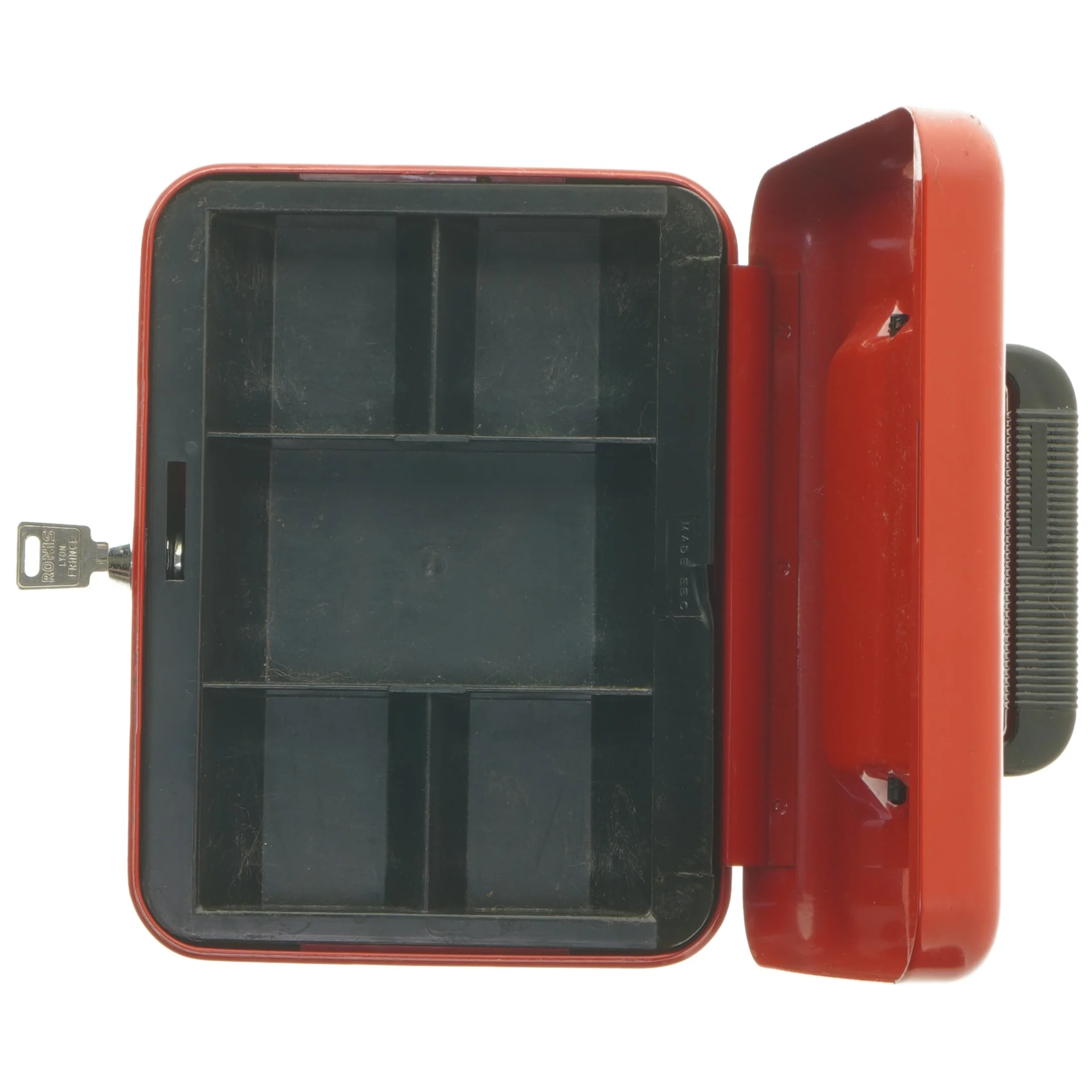 Pengekasse med nøgle fra Ronis (str. 8x20x15 cm)