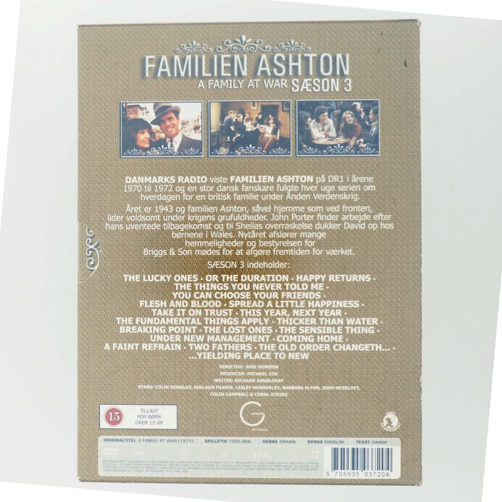 Familien Ashton: A Family at War Sæson 3 (DVD)