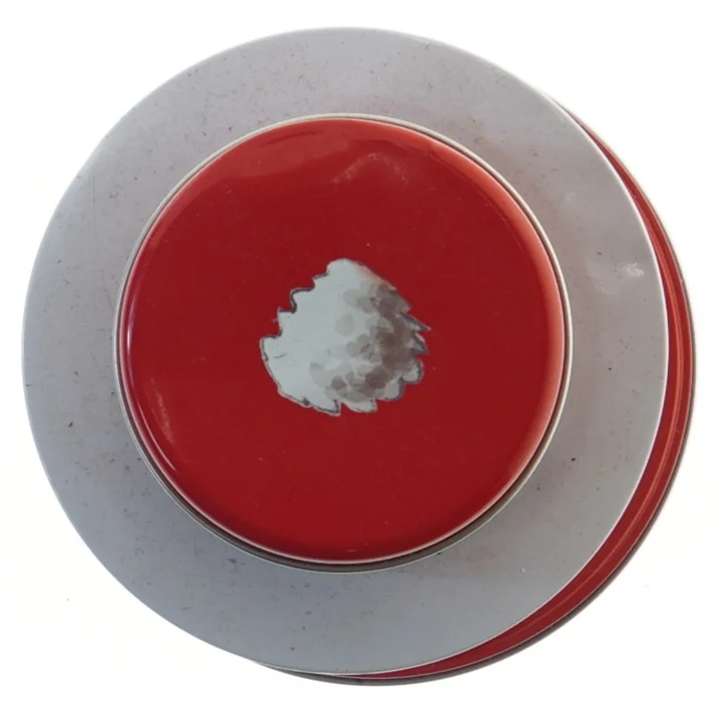 Julekagedåse i metal fra Det Gamle Apotek (str. 25,5 cm)