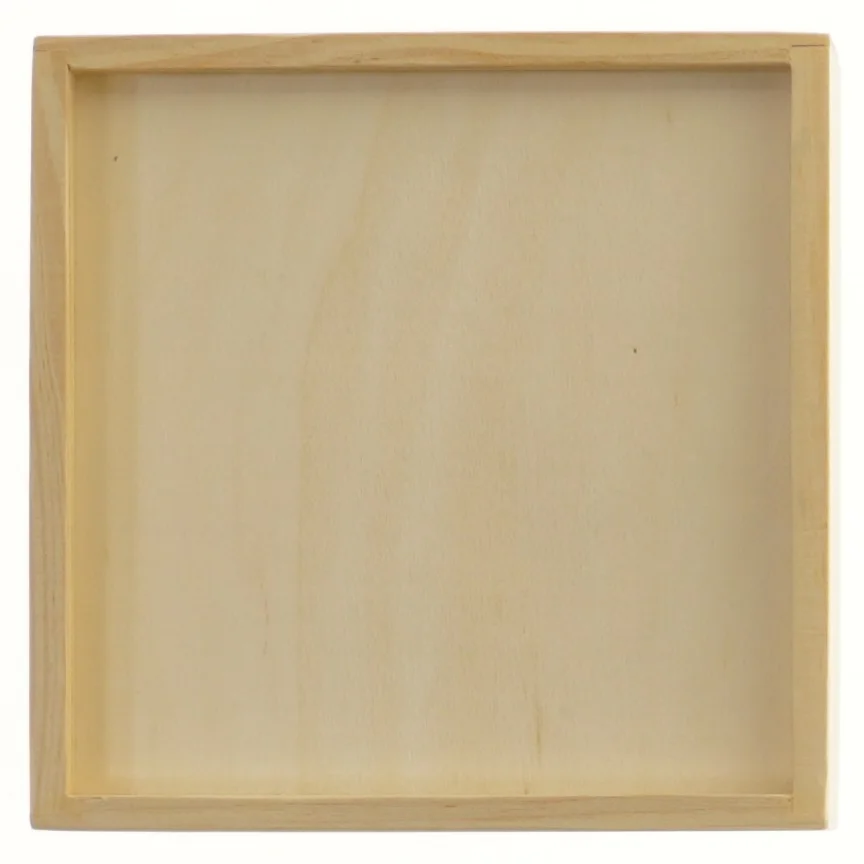 Træ labyrint spil (str. 16x16 cm)