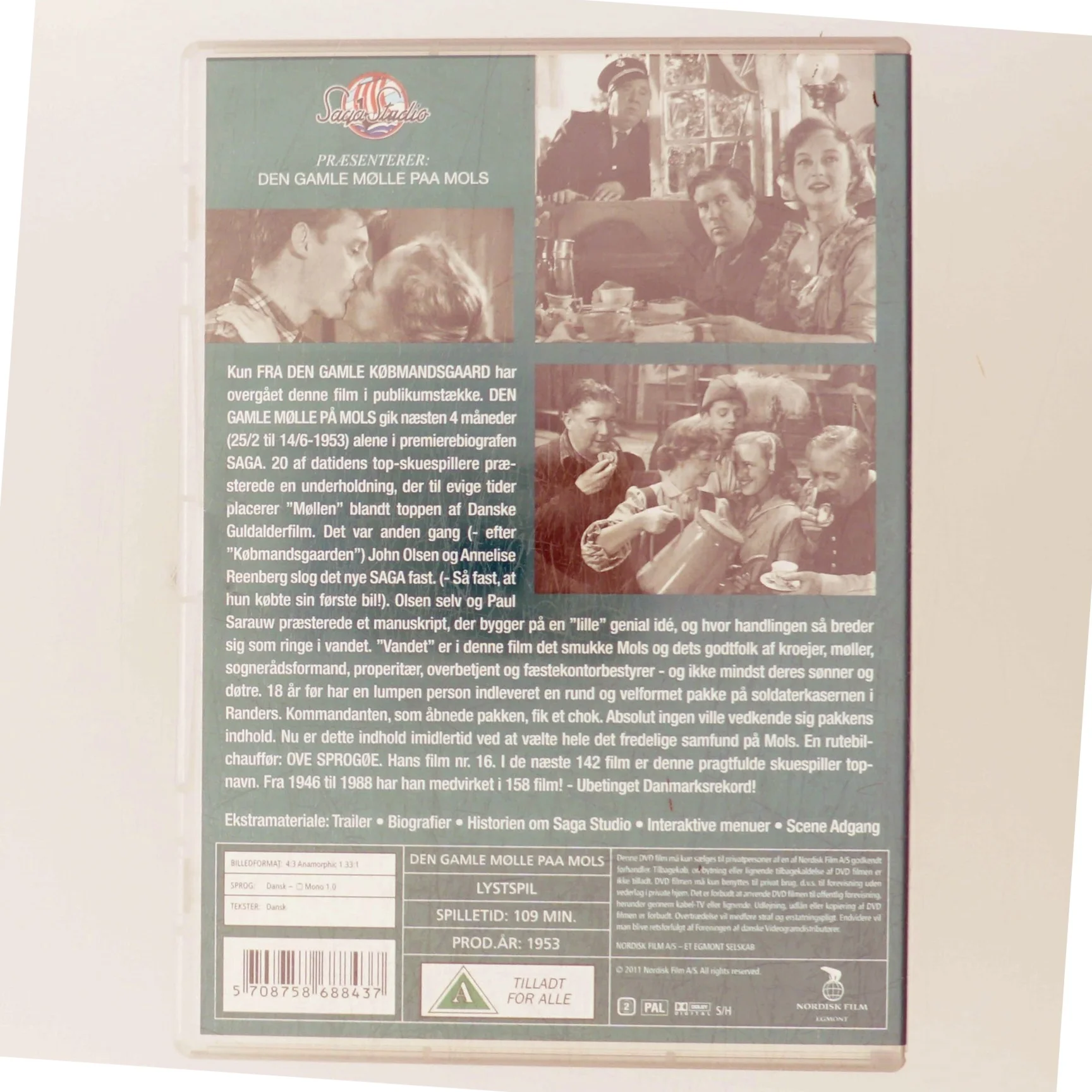 Den Gamle Mølle på Mols med Karin Nellemose (DVD)