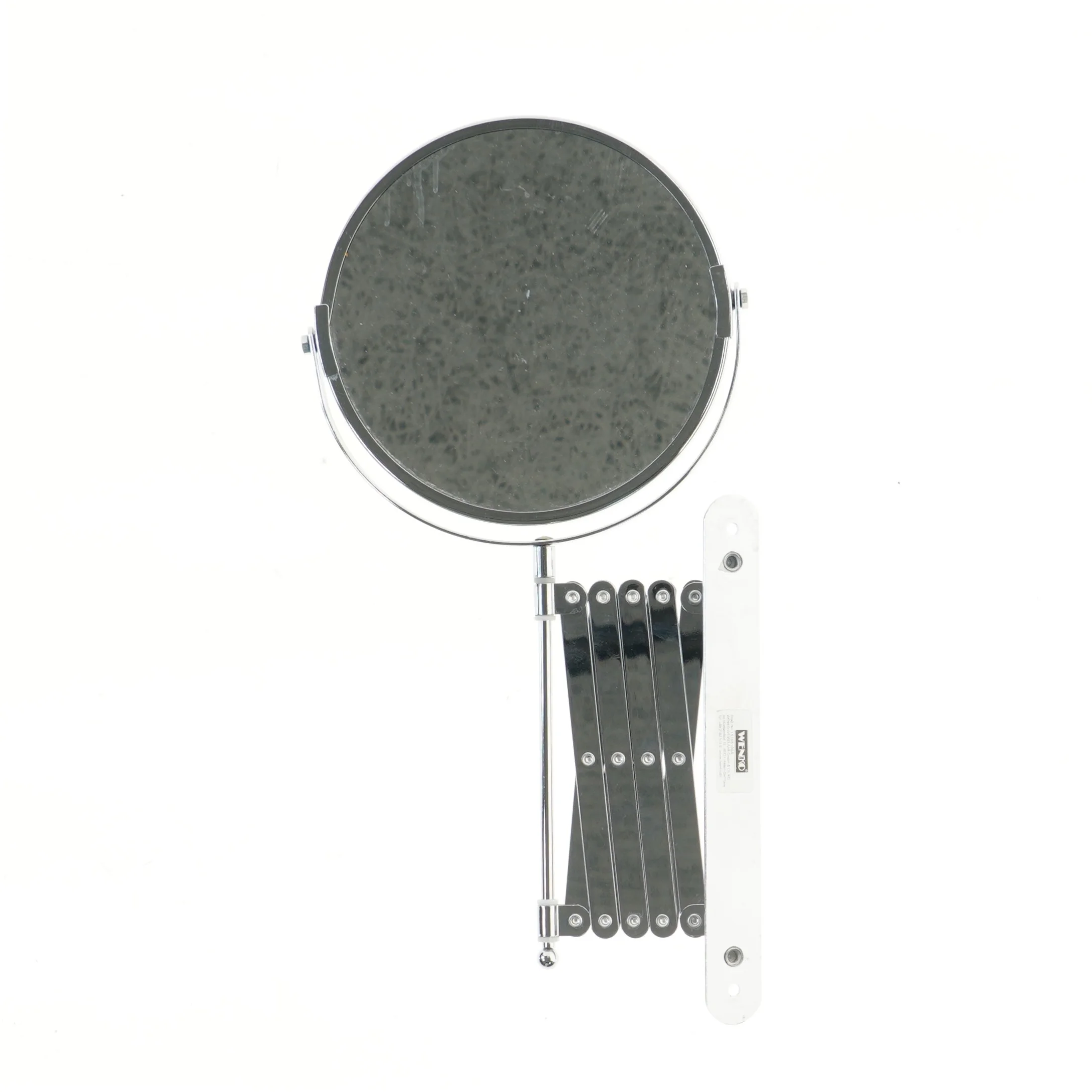 Udtr&aelig;kkeligt v&aelig;gspejl med krom finish fra Wenko (str. 36x19 cm)