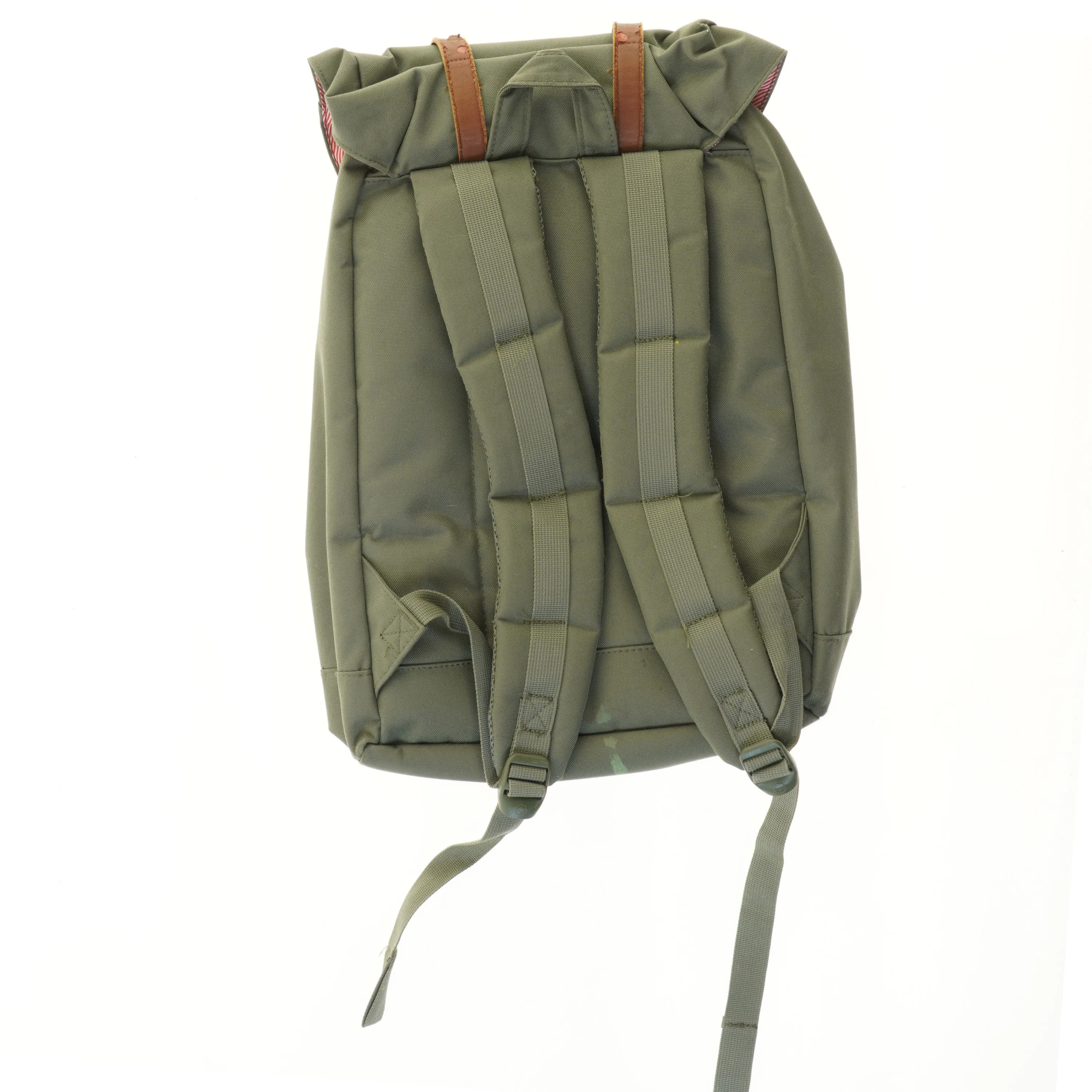 Rygsæk med læderdetaljer fra Herschel (str. 50x37 cm)