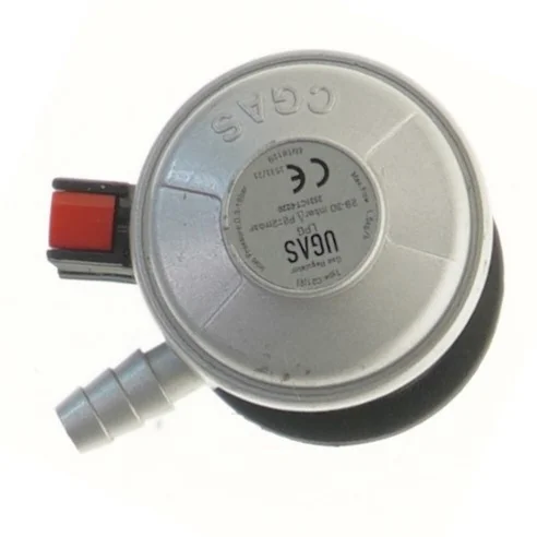 Gasregulator med slangeforbindelse (str. 9 cm)