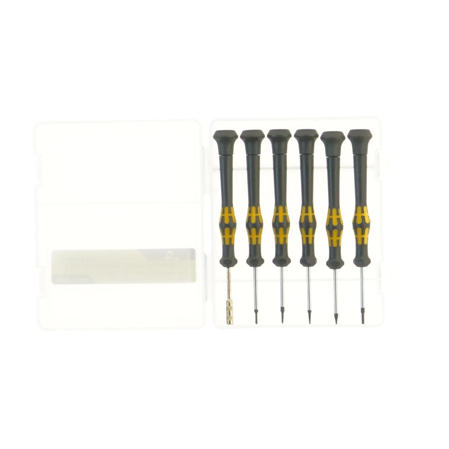 Mini skruetrækker sæt med 6 dele (str. 15x12 cm)