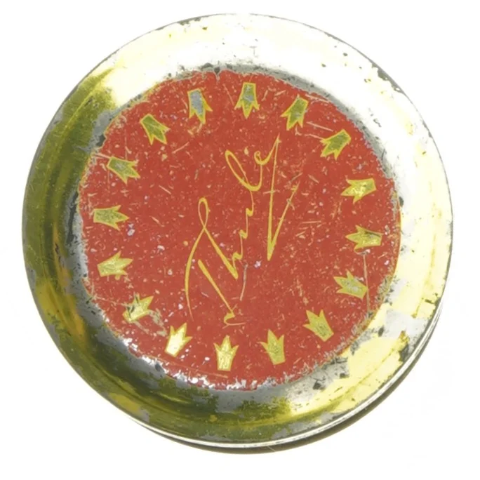 Vintage Gala dåse (str. Ø 7,5x10,5 cm)