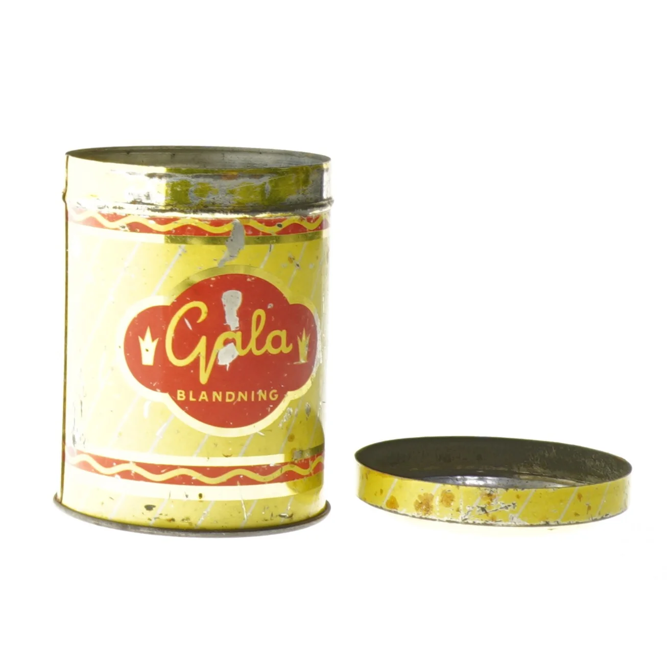 Vintage Gala dåse (str. Ø 7,5x10,5 cm)