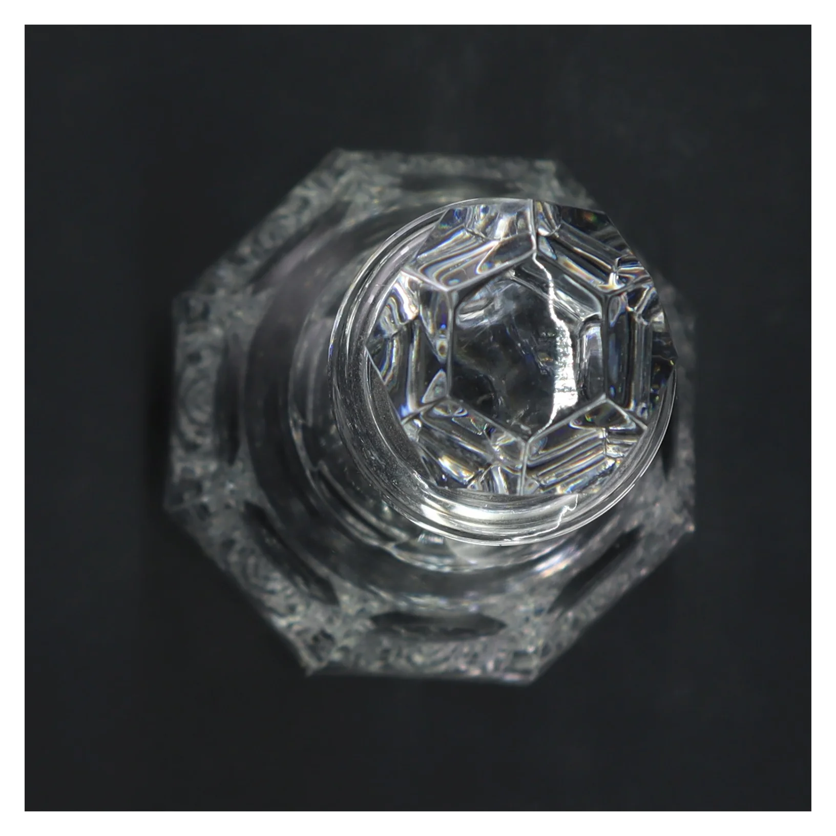 Glas karaffel med prop (str. 35,5 cm)