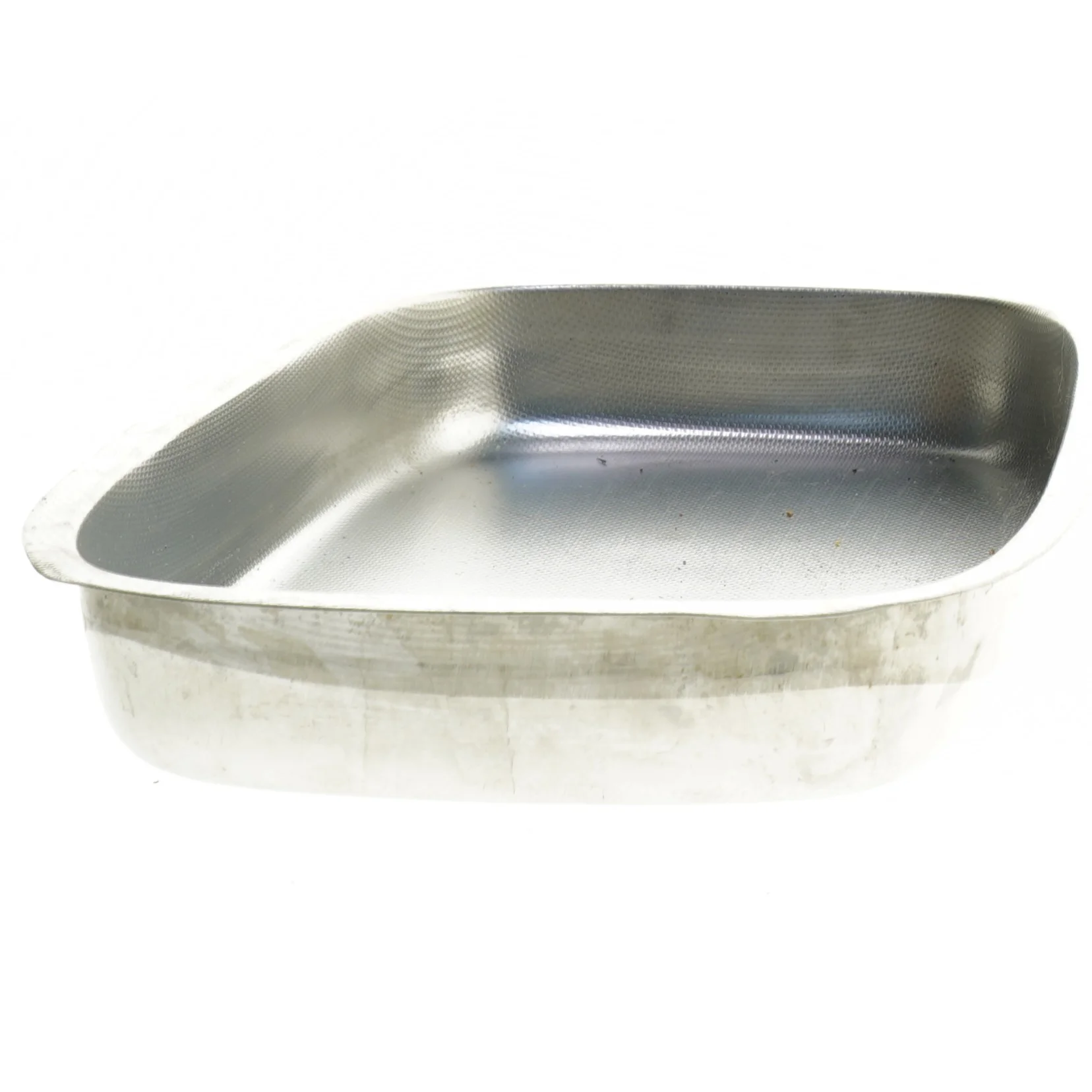 Ildfast fad i rustfrit stål (str. 30x19,5 cm)