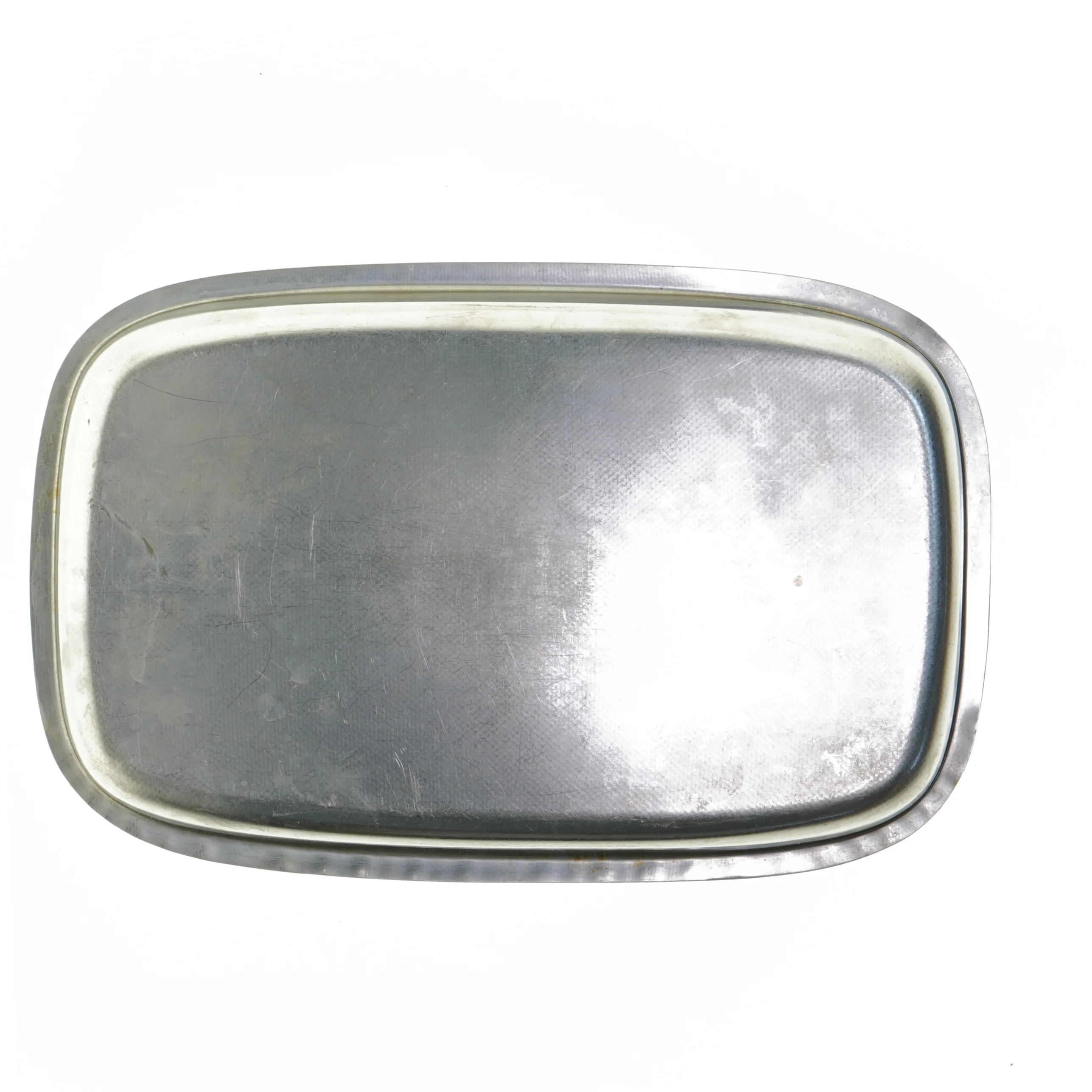 Ildfast fad i rustfrit stål (str. 30x19,5 cm)