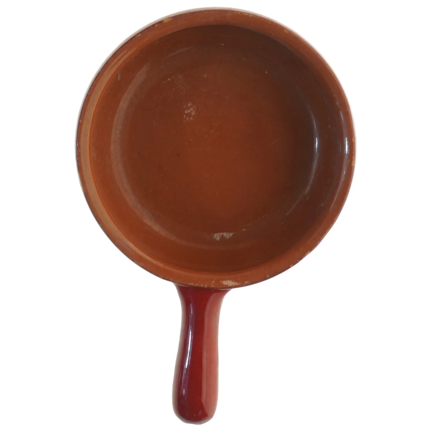 Vintage Rød Stegepande (str. Ø 14 cm)