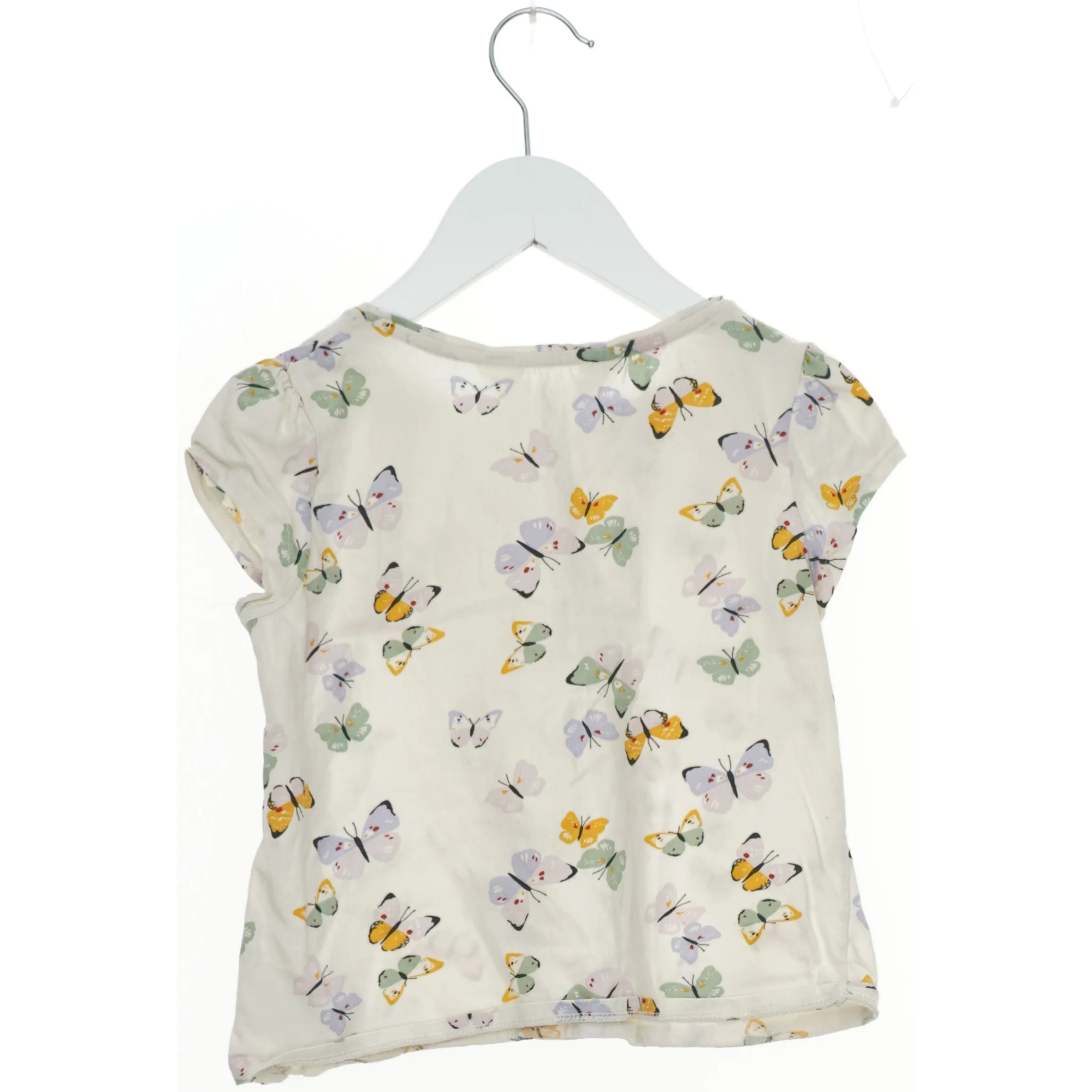 Kortærmet t-shirt med sommerfuglemønster fra H&M (str. 128)