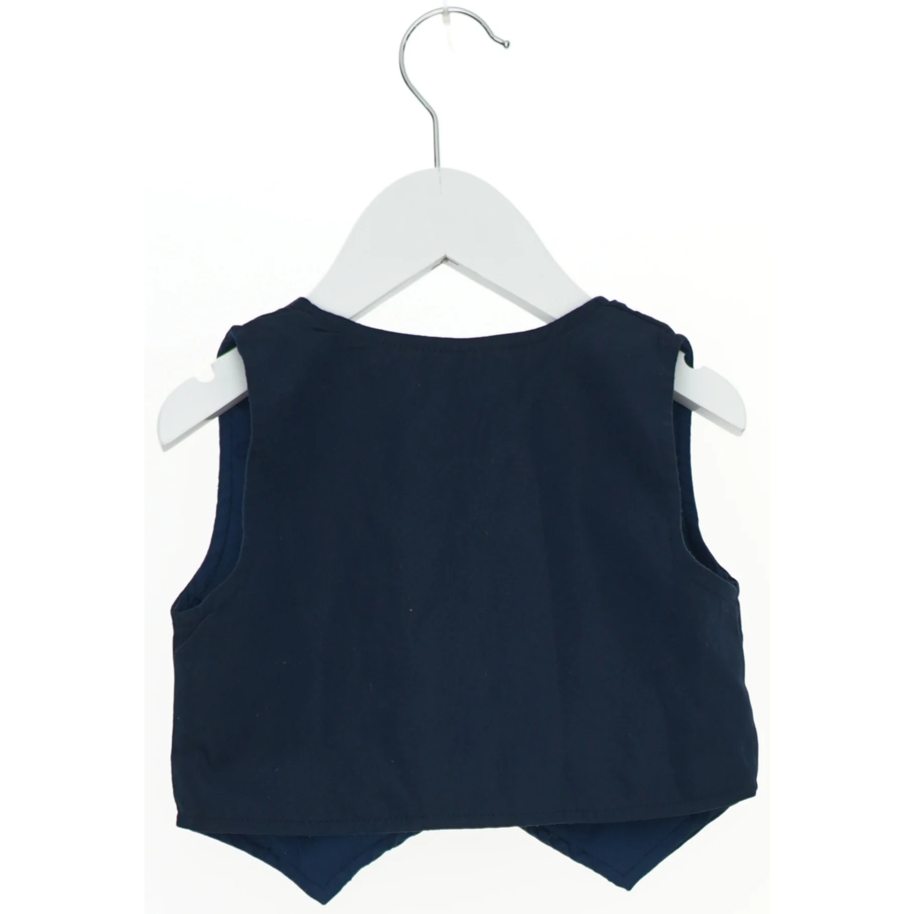 Marineblå vest til børn (str. 80)