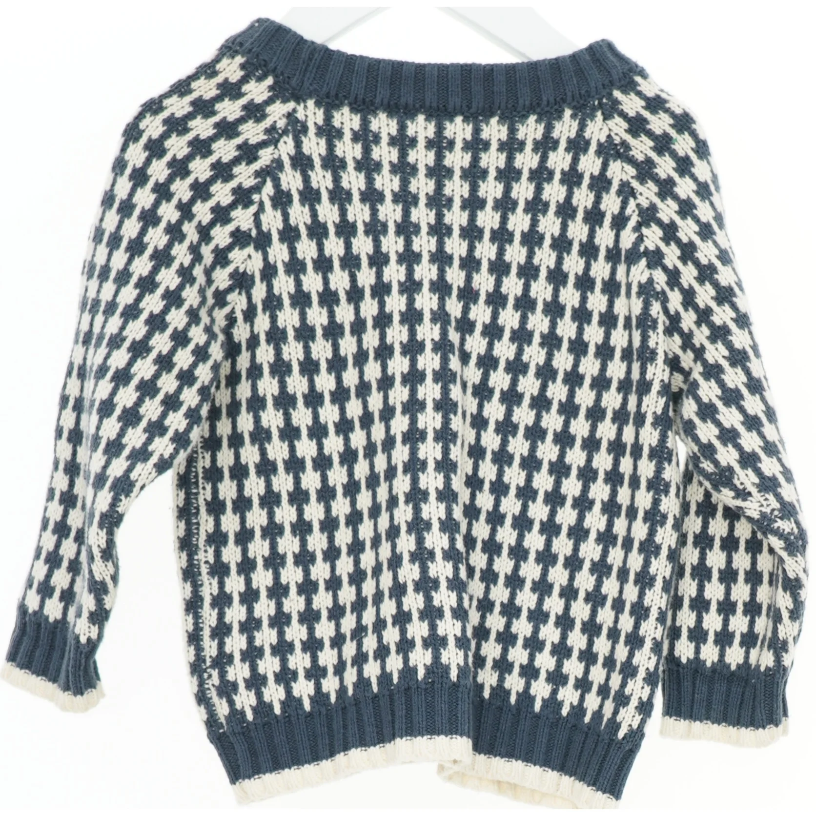 Strikket sweatshirt med mønster fra Name It (str. 86)