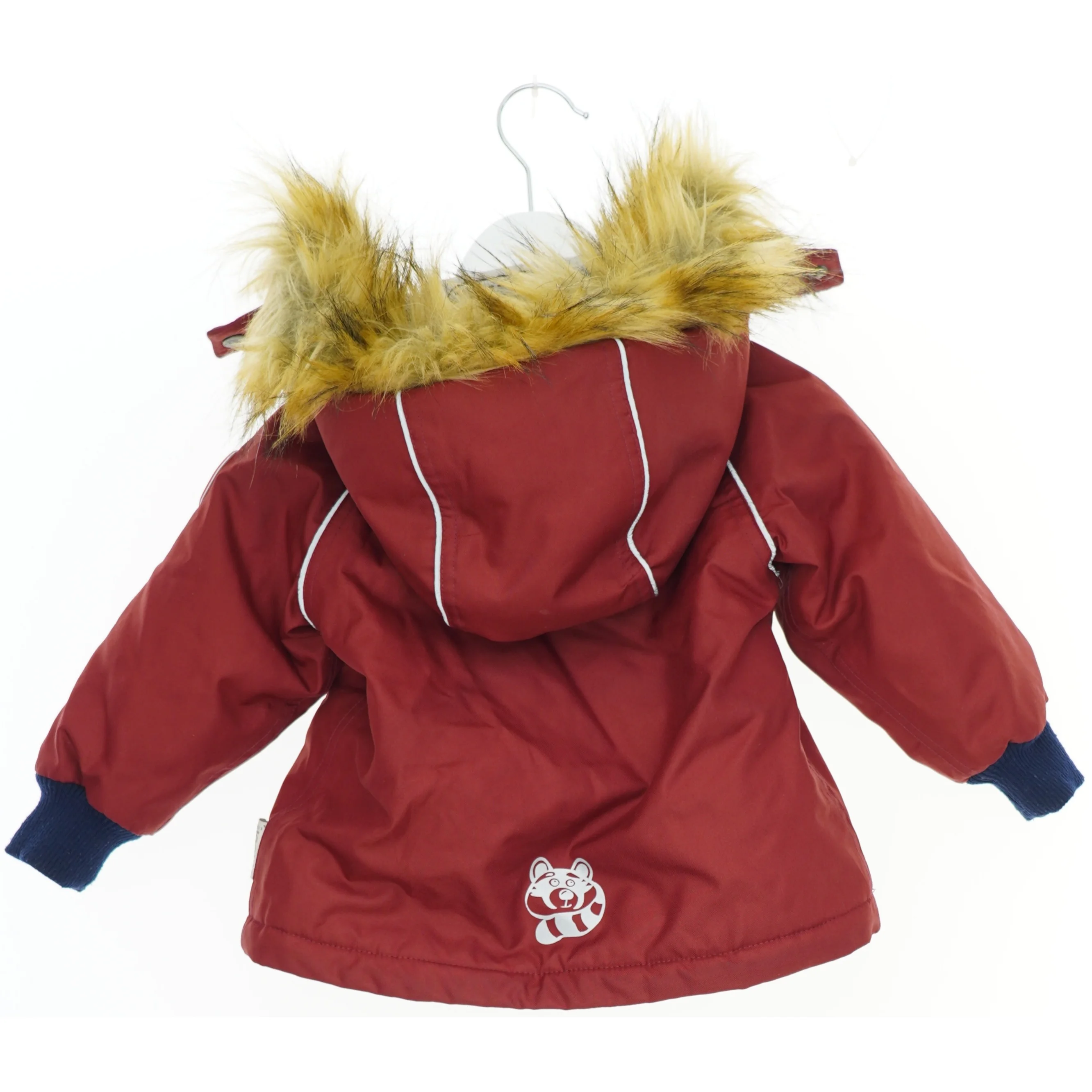 Børne vinterjakke med pelskrave fra Racoon (str. 80)