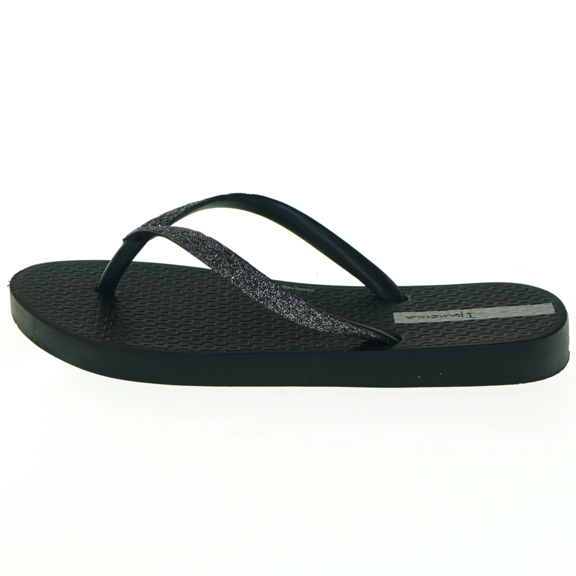 Sorte flip-flops med glitter fra Ipanema (str. 31)