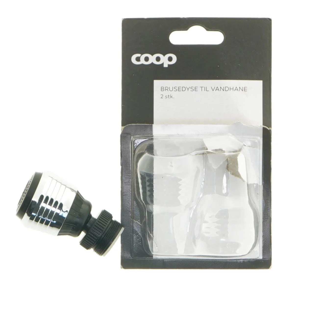 Brusedyse til vandhane fra Coop (str. 6 cm)