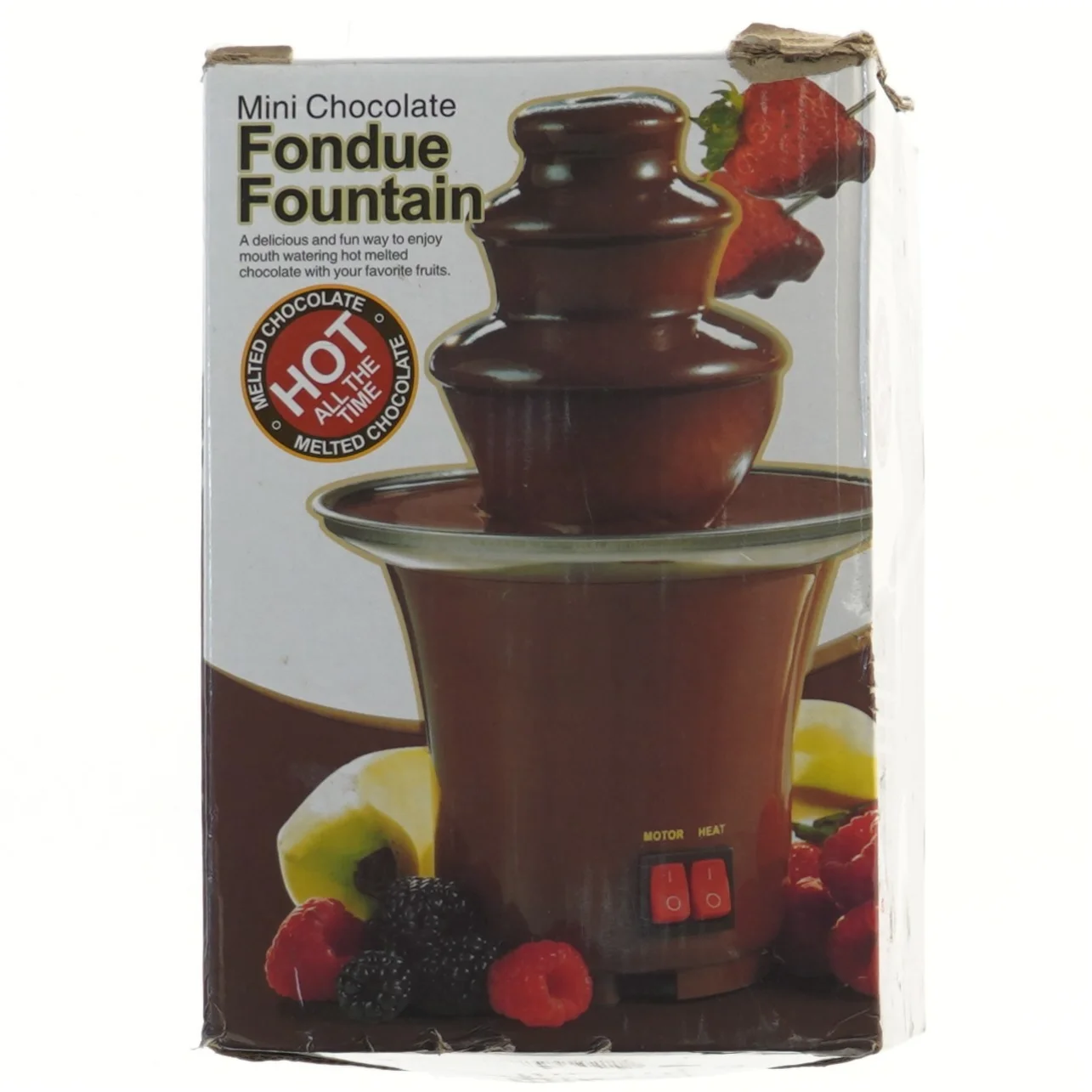 Mini chokoladefontæne (str. 13x15 cm)