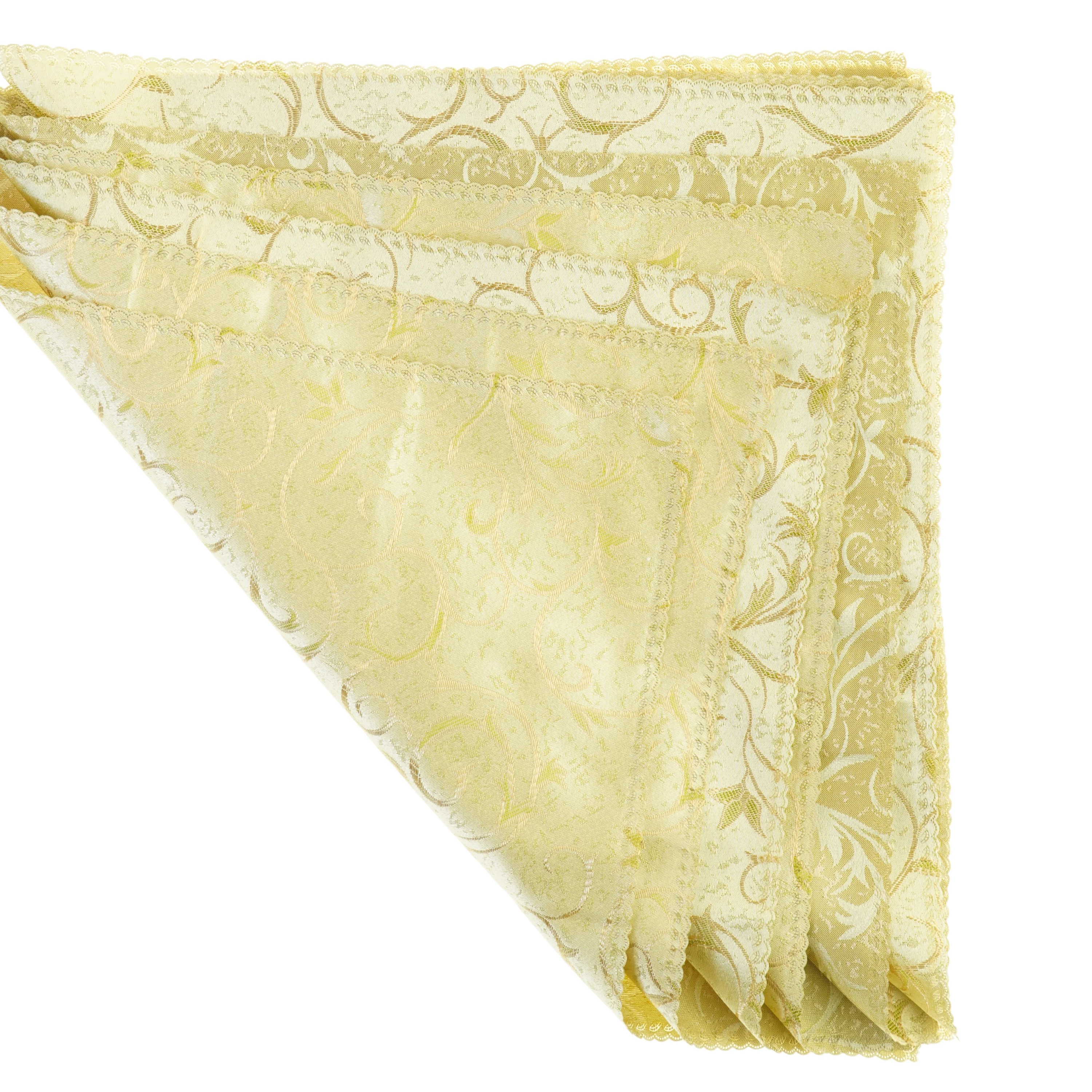 Broderet servietter (str. Cirka 47 x 47 cm)