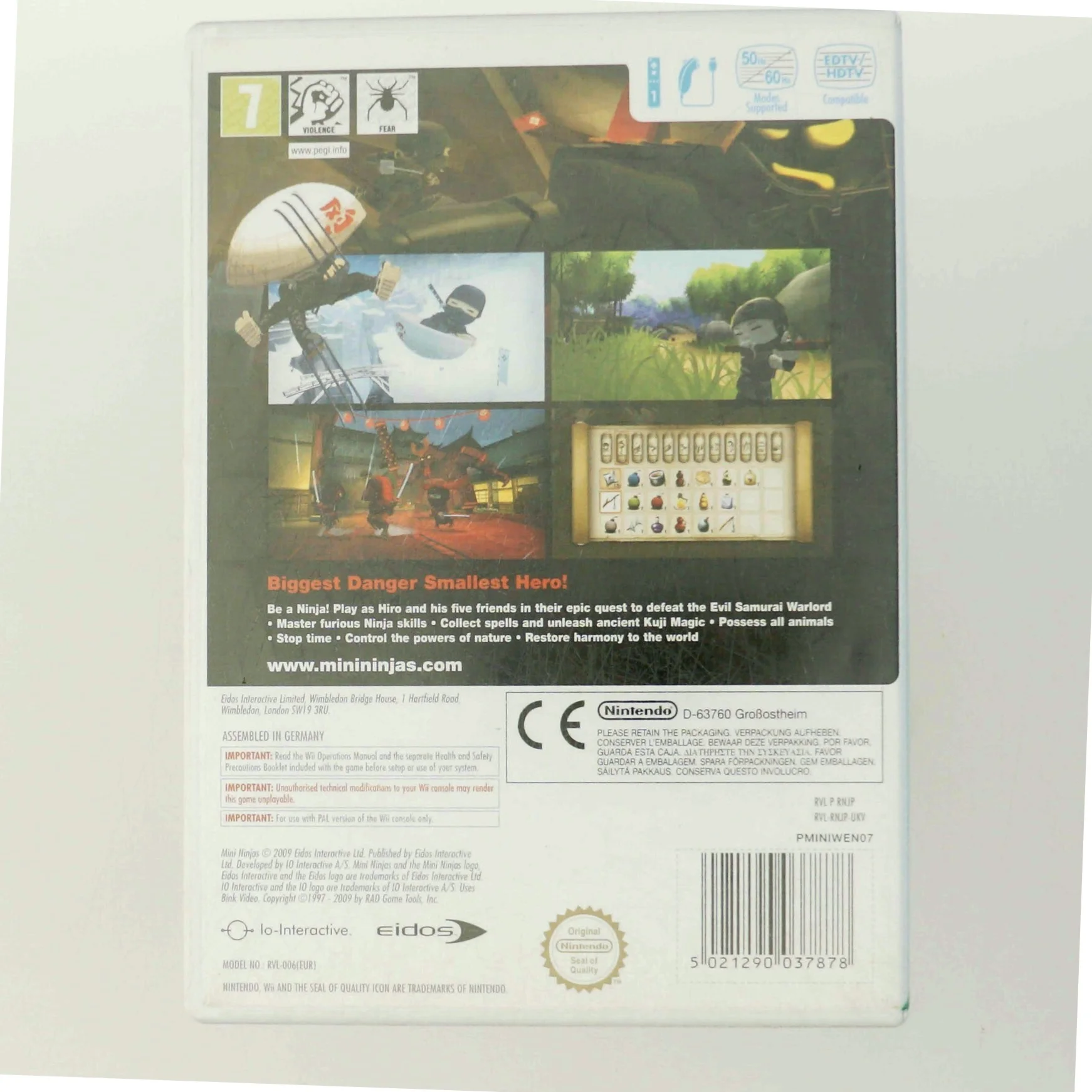 Mini Ninjas Nintendo Wii spil fra Nintendo