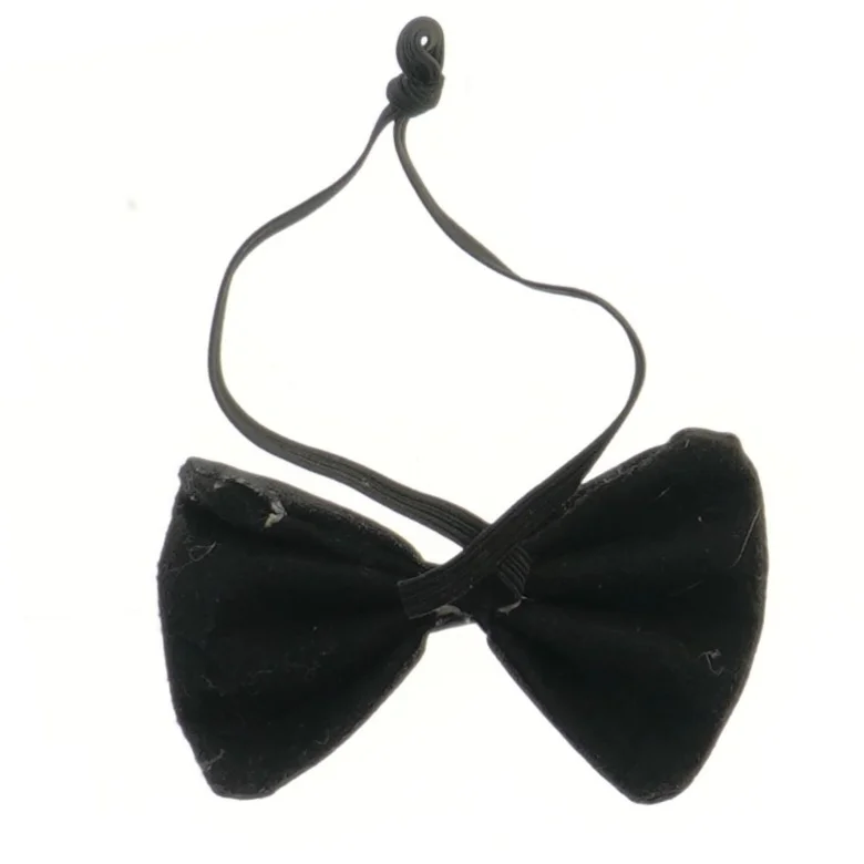 Sort butterfly med elastik (str. 12 cm)