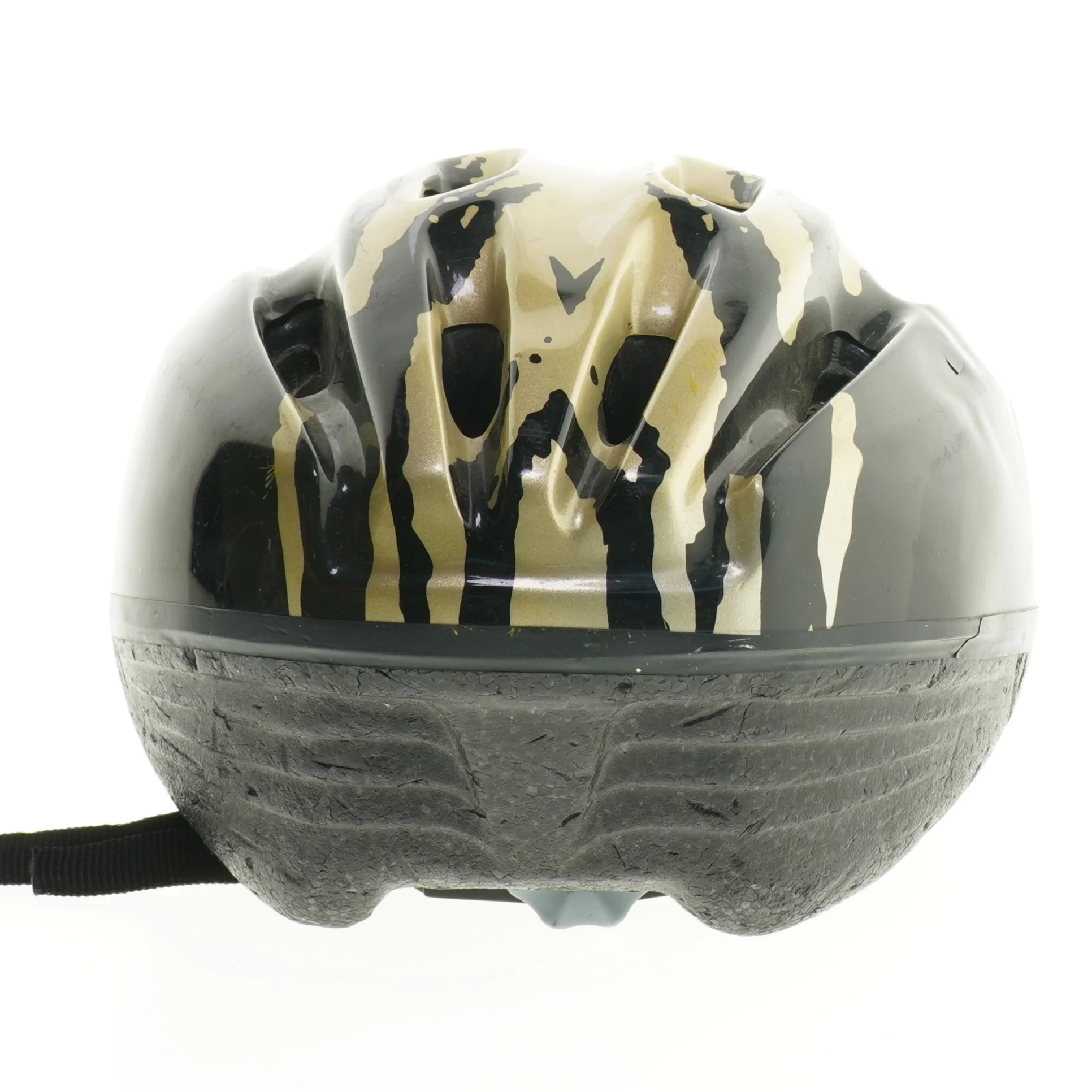 Cykelhjelm i camouflagefarve (str. 29 cm)