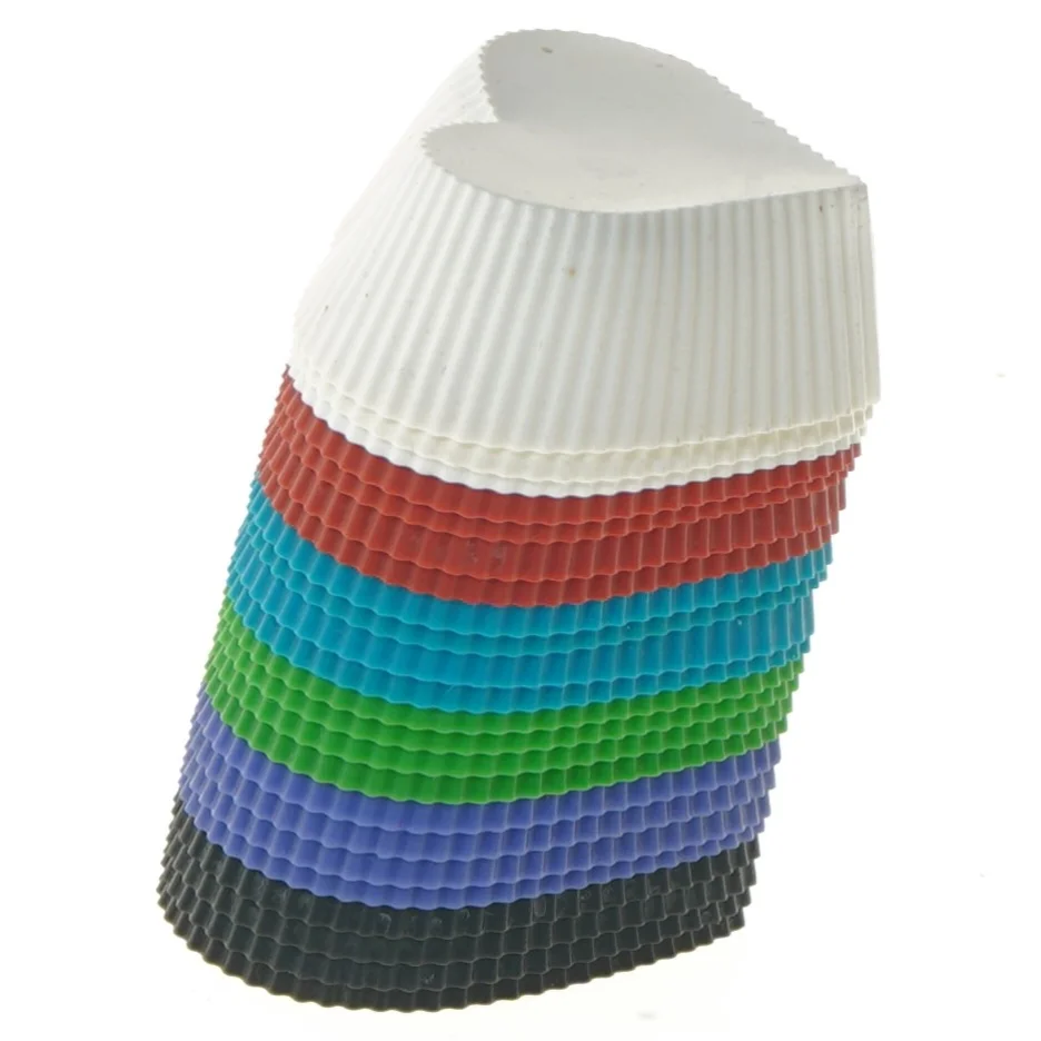 Silikone muffinforme i forskellige farver (str. 3x9x7,5 cm)