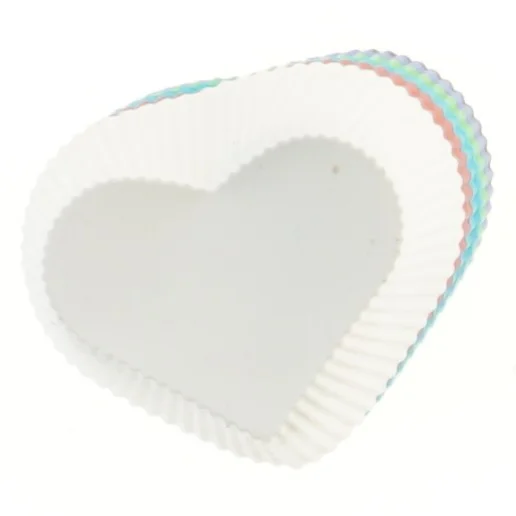 Silikone muffinforme i forskellige farver (str. 3x9x7,5 cm)