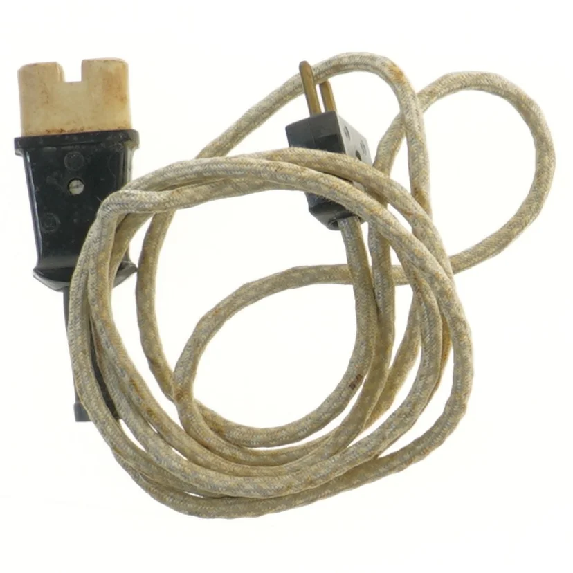 Gammeldags to-benet stik med stofledning (str. 200 cm)