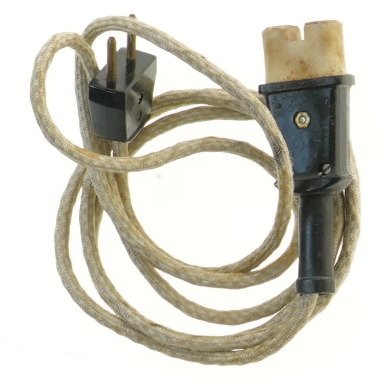 Gammeldags to-benet stik med stofledning (str. 200 cm)