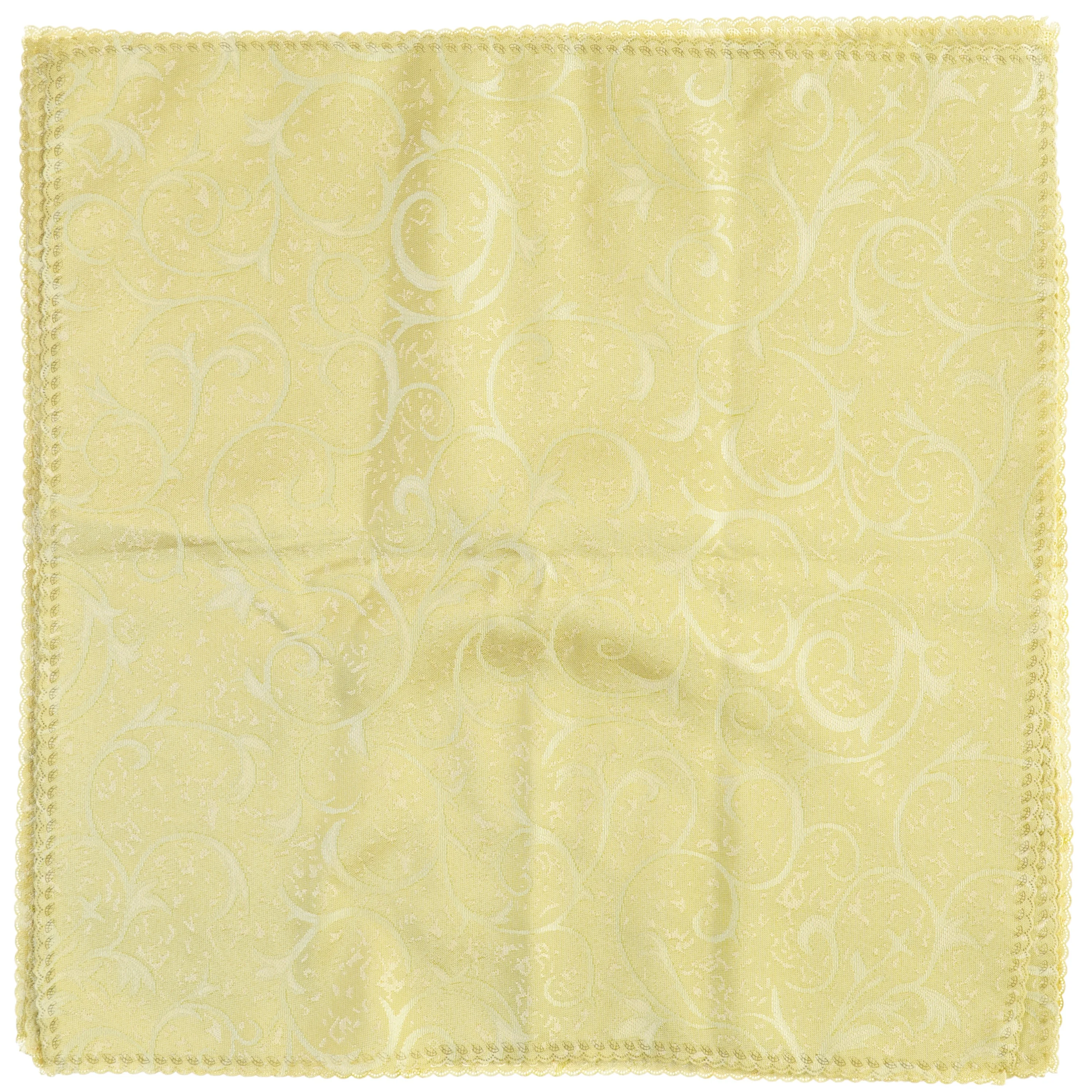 Broderet servietter (str. Cirka 47,47 cm)