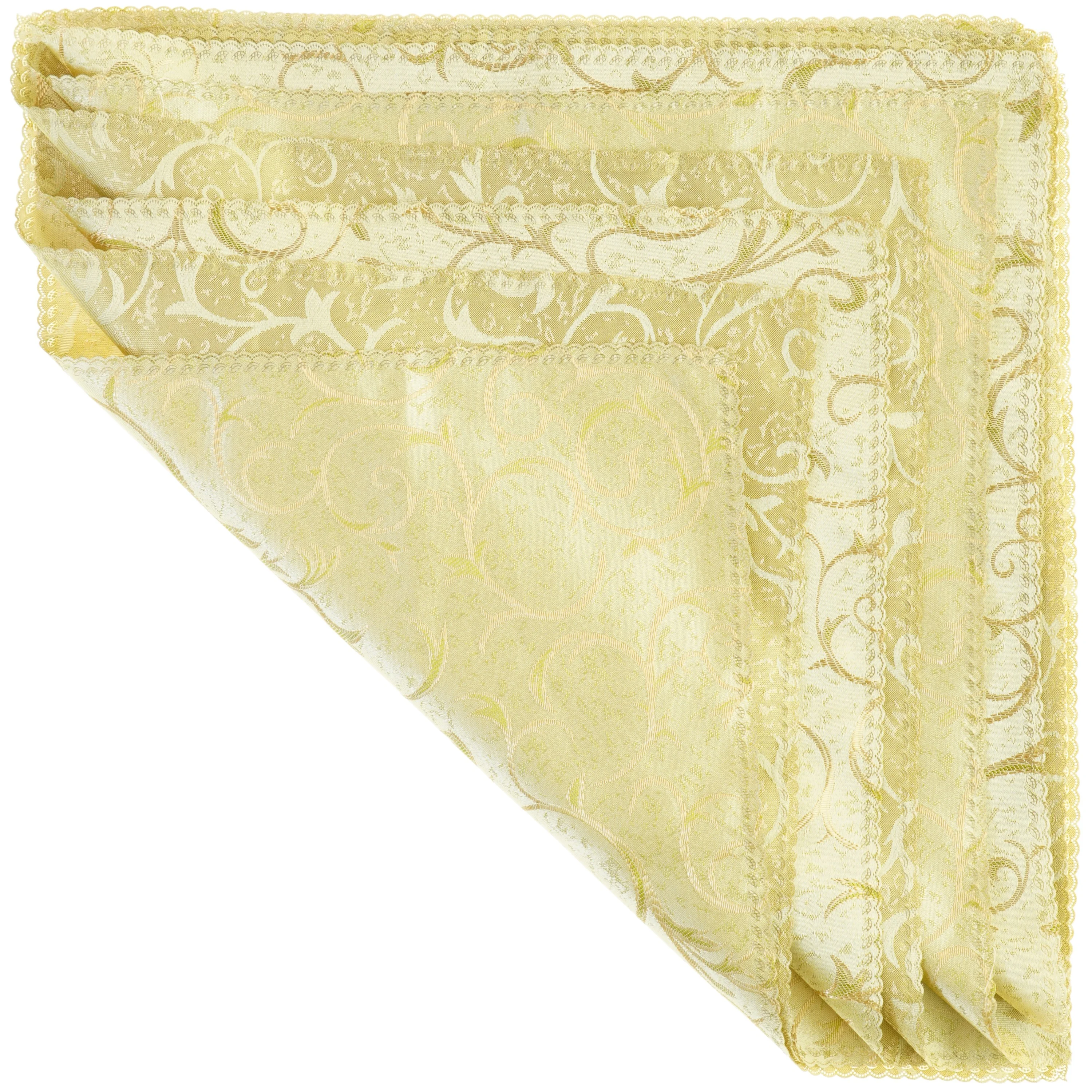 Broderede servietter (str. Cirka 47 x 47 cm)