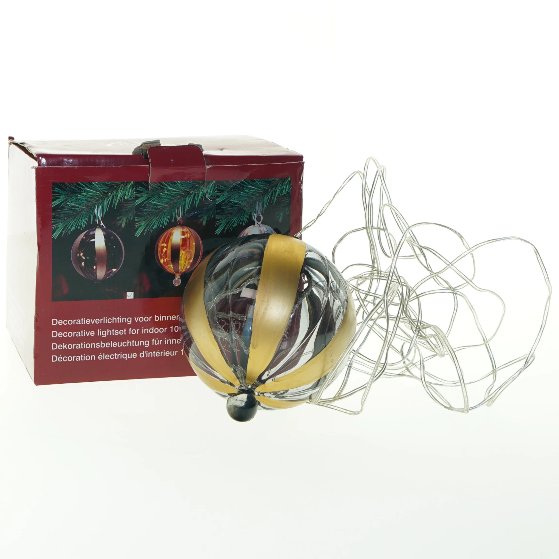 Indendørs juletræsbelysning (str. Ø. 12 cm)