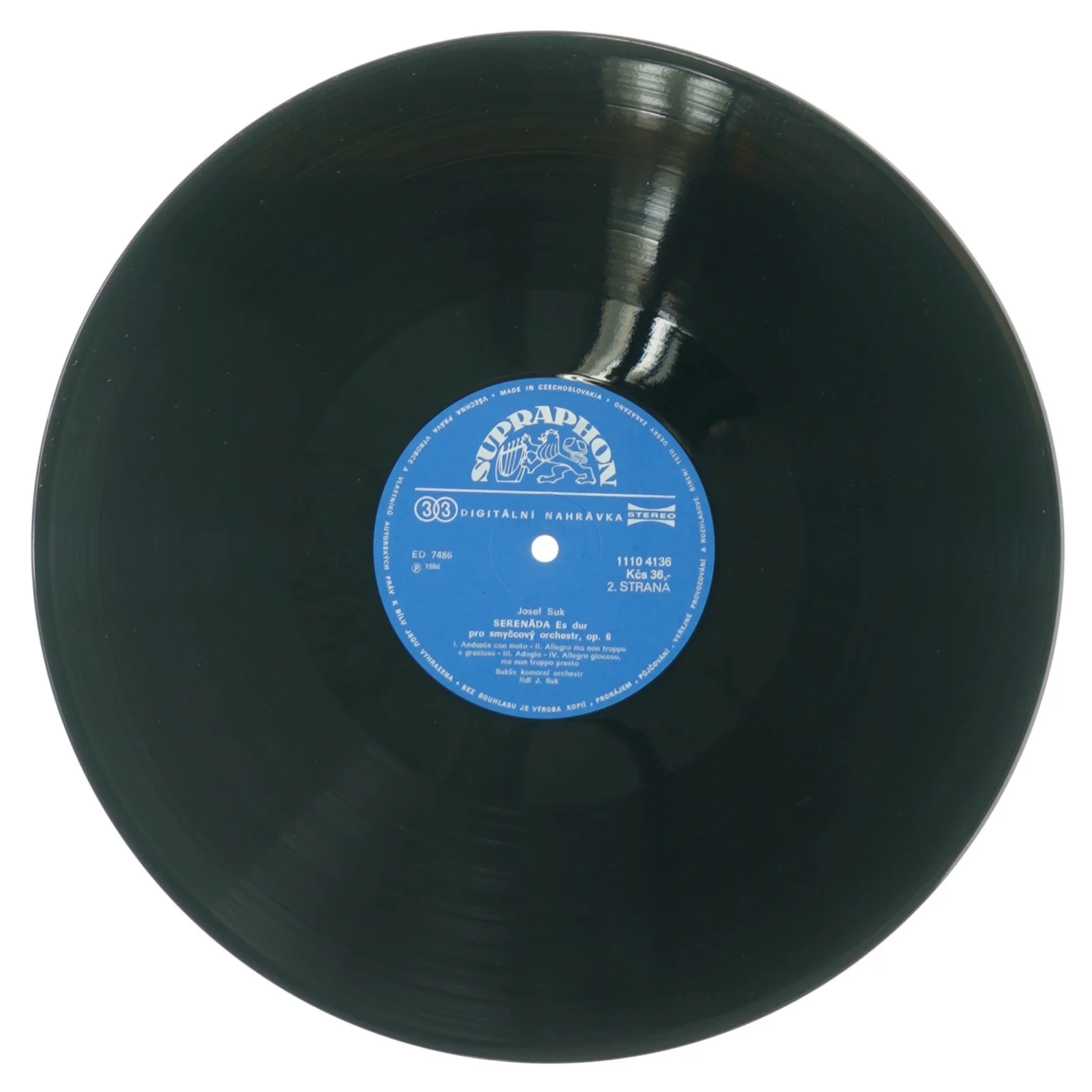 Antonín Dvořák, Suk chamber orchestra fra Suprahon (str. 30 cm)