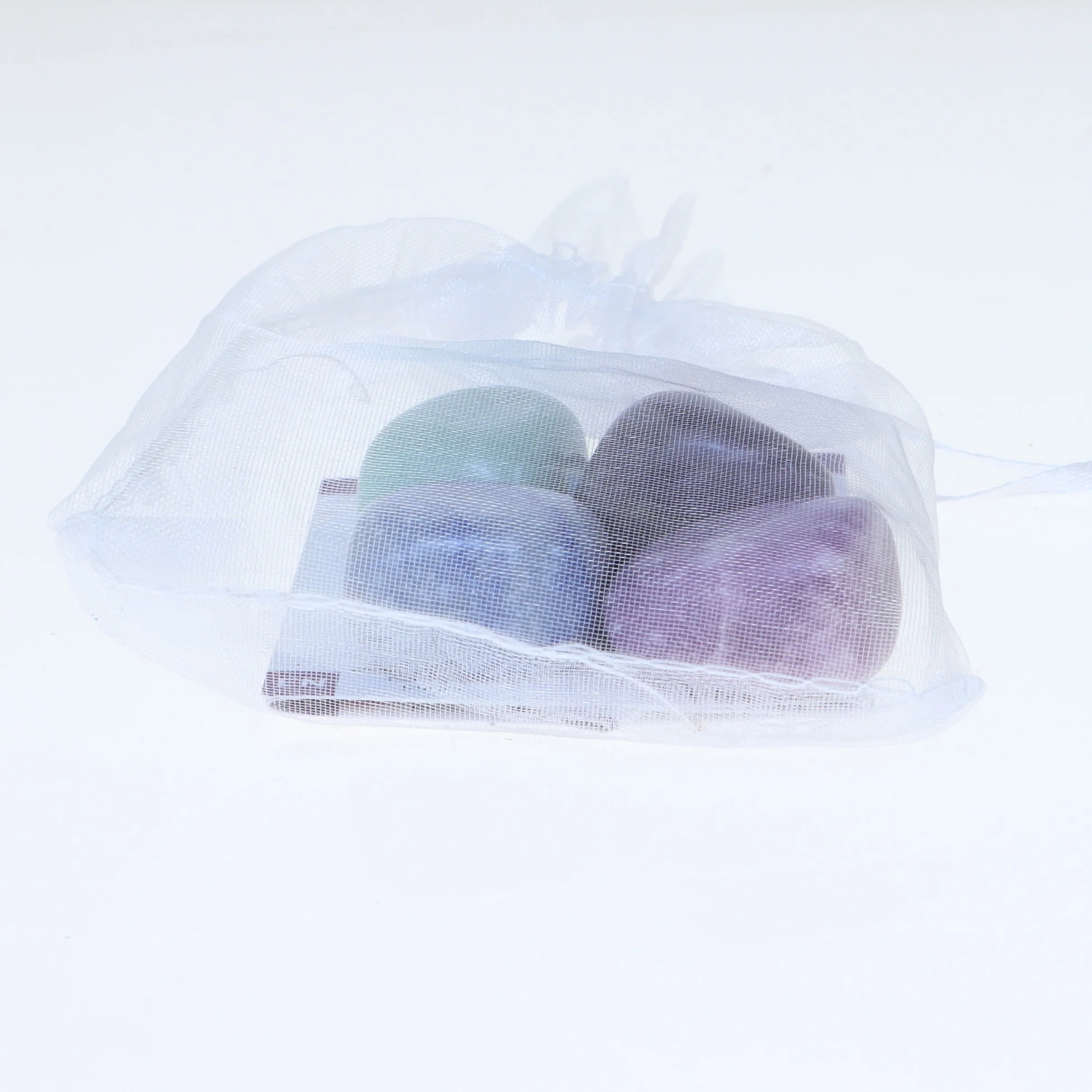 Wellness krystalsæt i pose fra Peach Beauty (str. 3 cm)