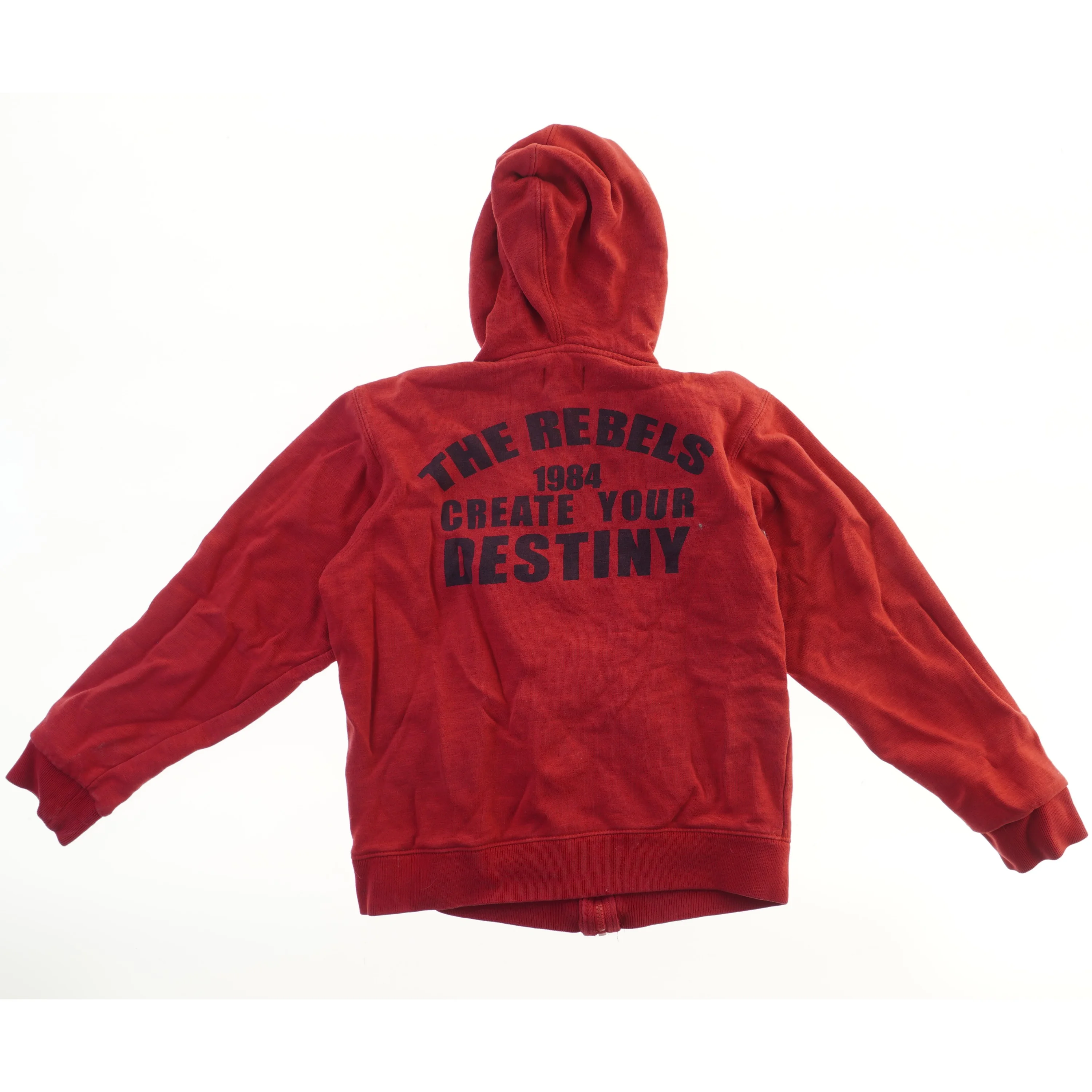 Rød hættetrøje fra Diesel (str. 164)