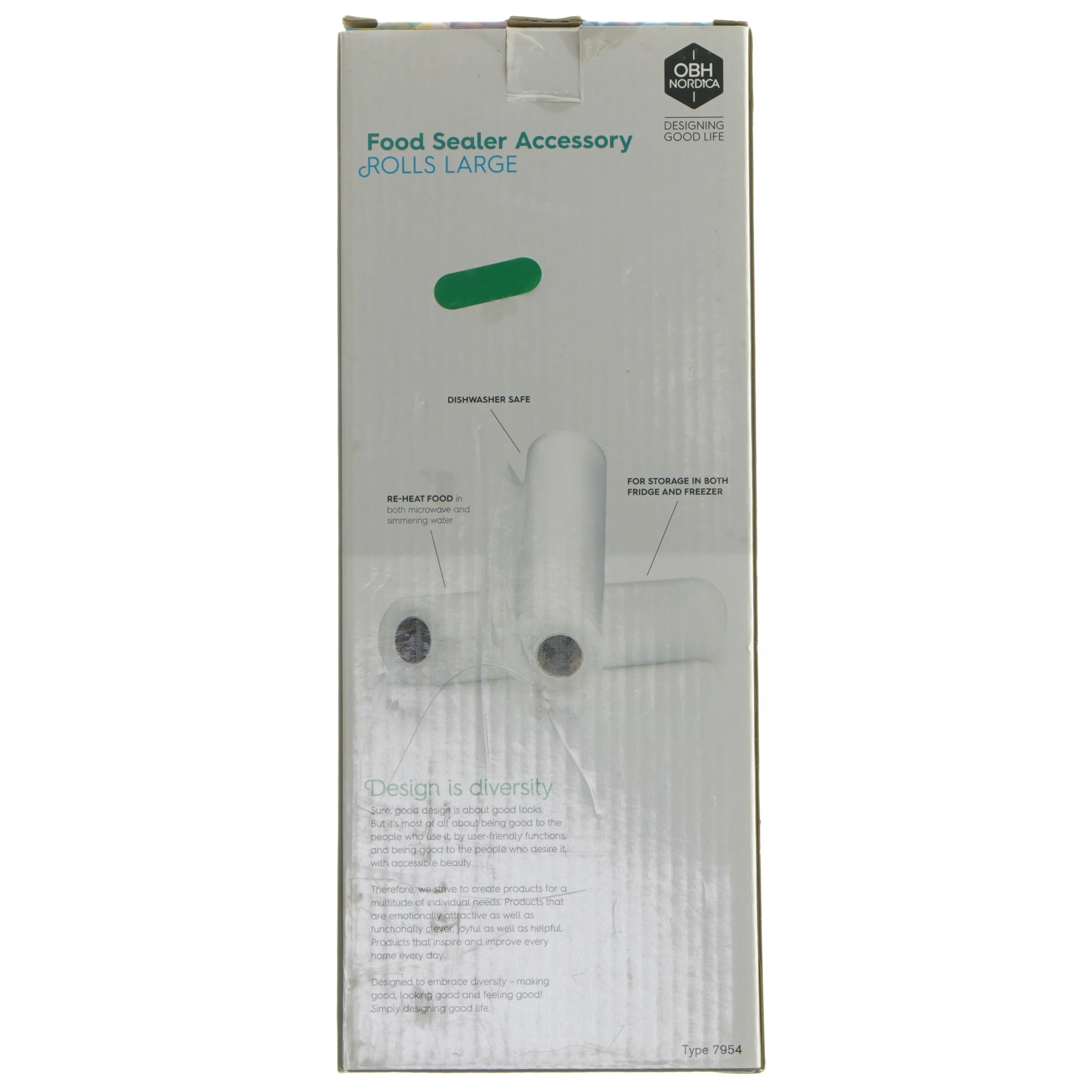 Store vakuumposer til mad fra OBH Nordica (str. 28 cm)