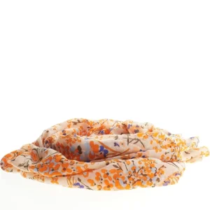 Blomstret tørklæde fra Pieces (str. 95x70 cm)