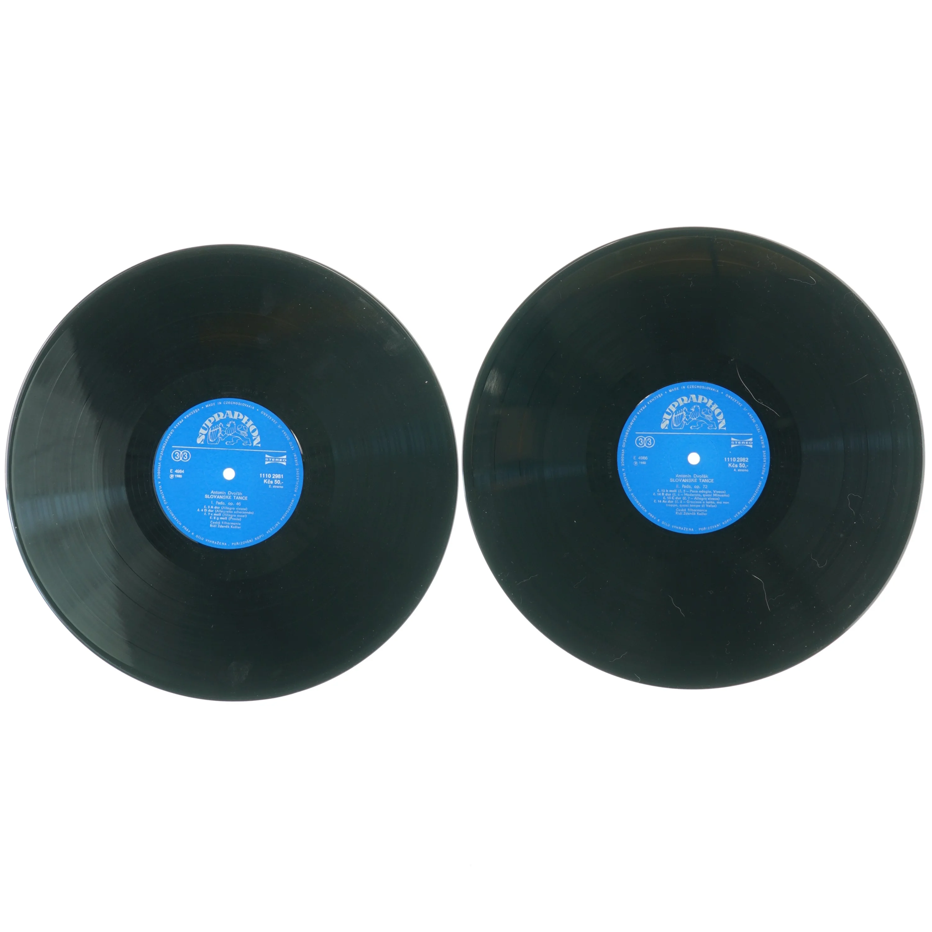 Antonín Dvořák, Slovanske tance fra Suprahon (str. 30 cm)